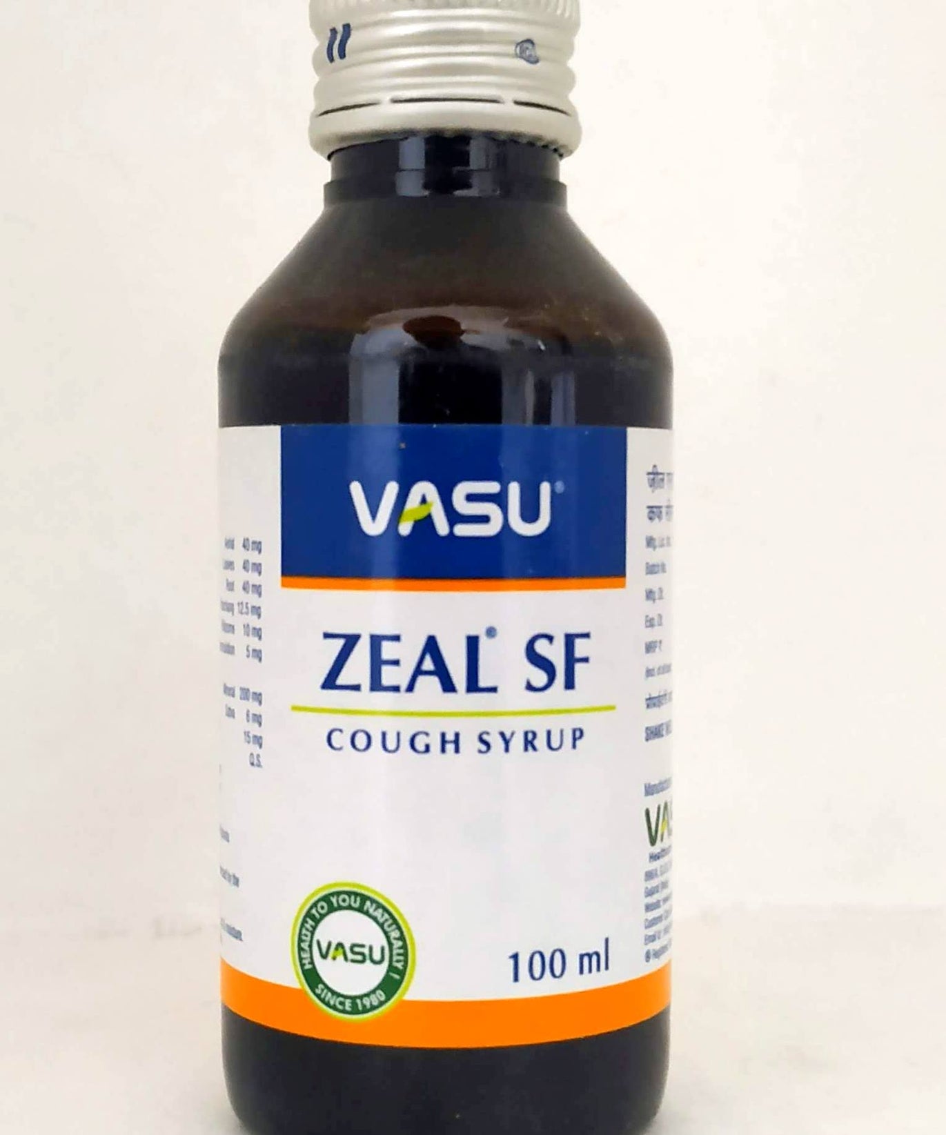 Zeal-SF Syrup 100ml -  Vasu herbals - Medizzo.com
