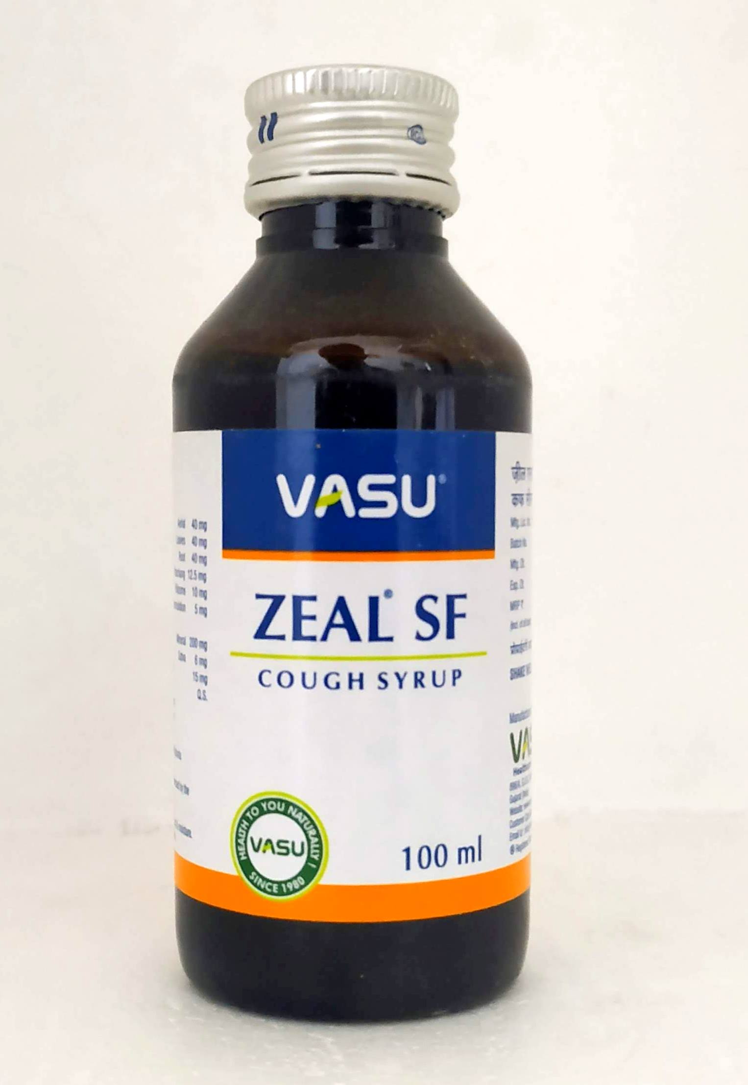 Zeal-SF Syrup 100ml -  Vasu herbals - Medizzo.com