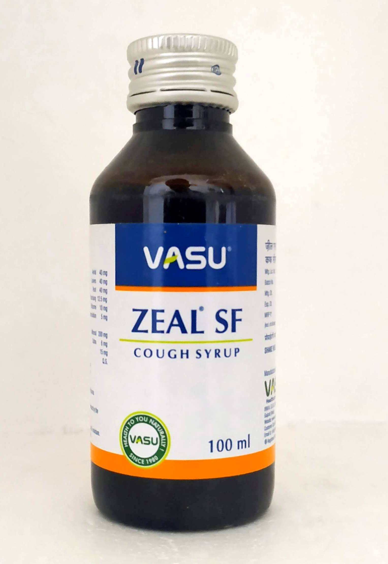 Zeal-SF Syrup 100ml -  Vasu herbals - Medizzo.com