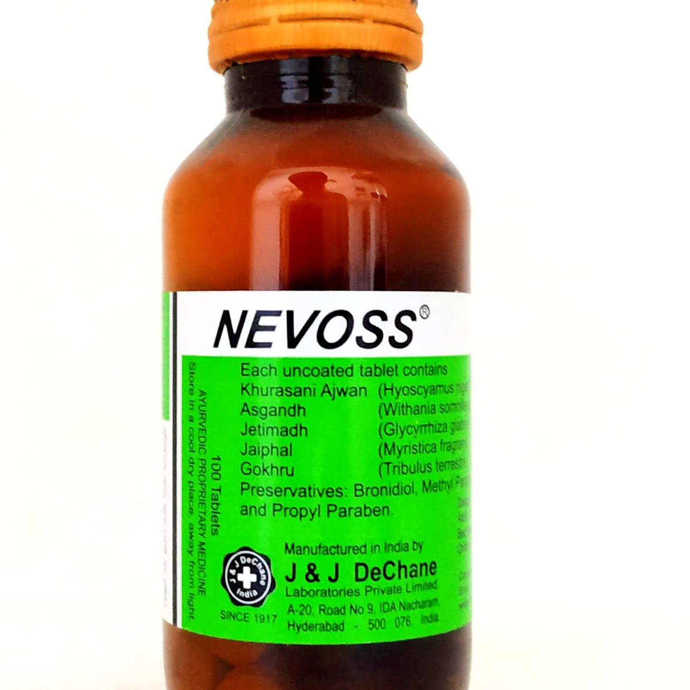 Nevoss Tablets - 100Tablets -  JJ Dechane - Medizzo.com