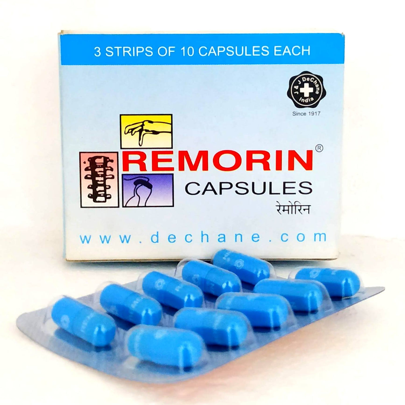 Remorin Capsules - 10 Capsules -  JJ Dechane - Medizzo.com
