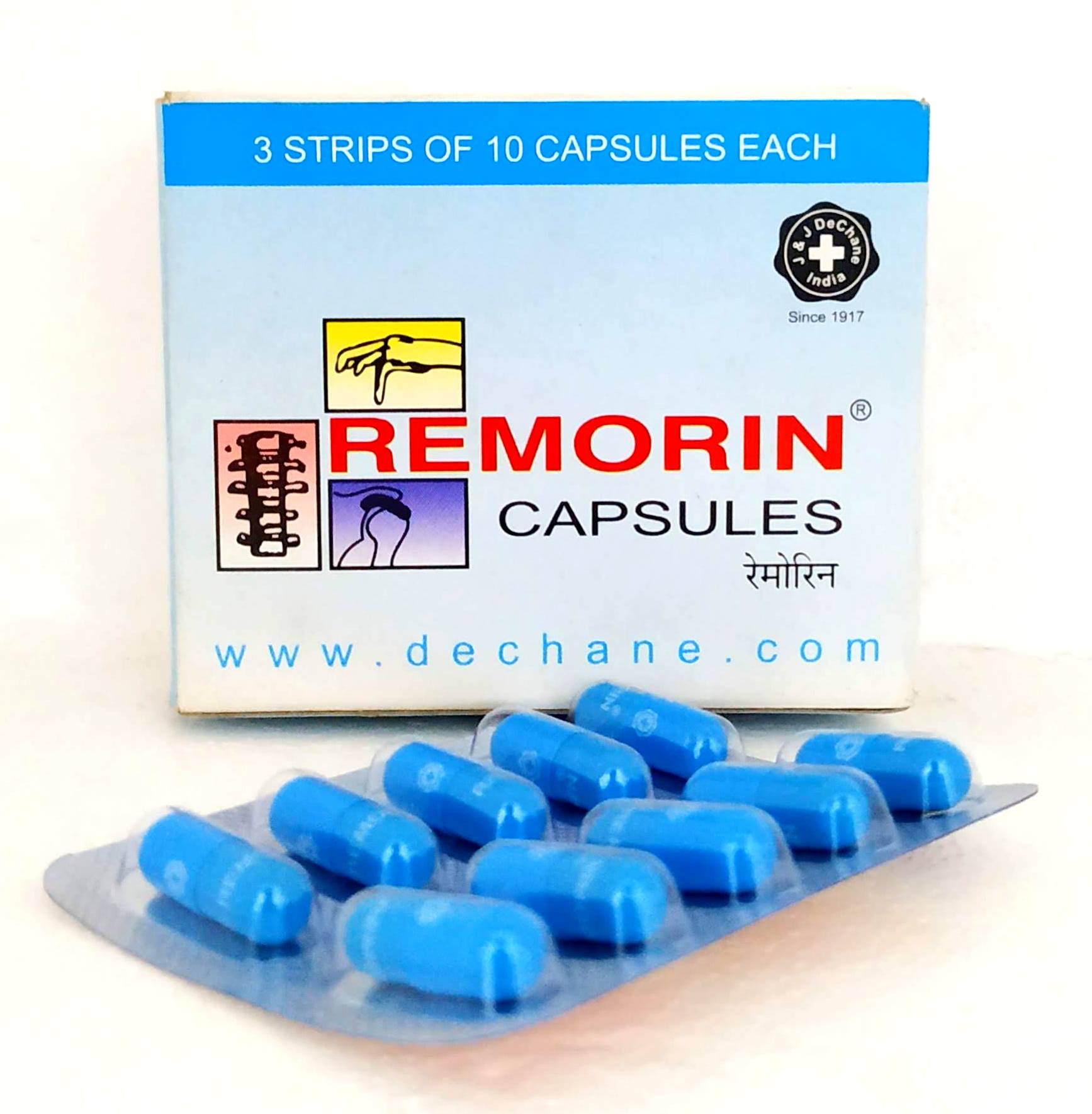 Remorin Capsules - 10 Capsules -  JJ Dechane - Medizzo.com