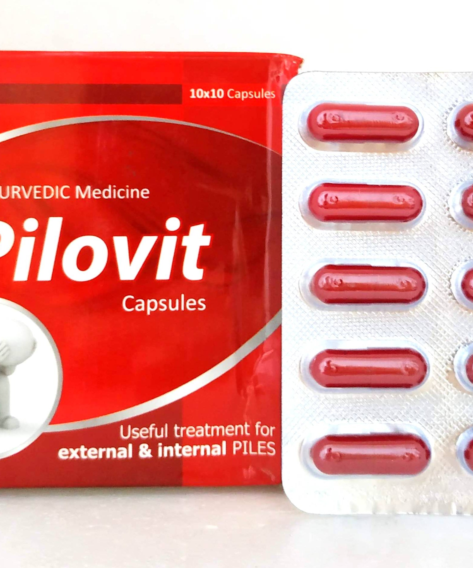 Pilovit Capsules - 10Capsules -  Vitech - Medizzo.com