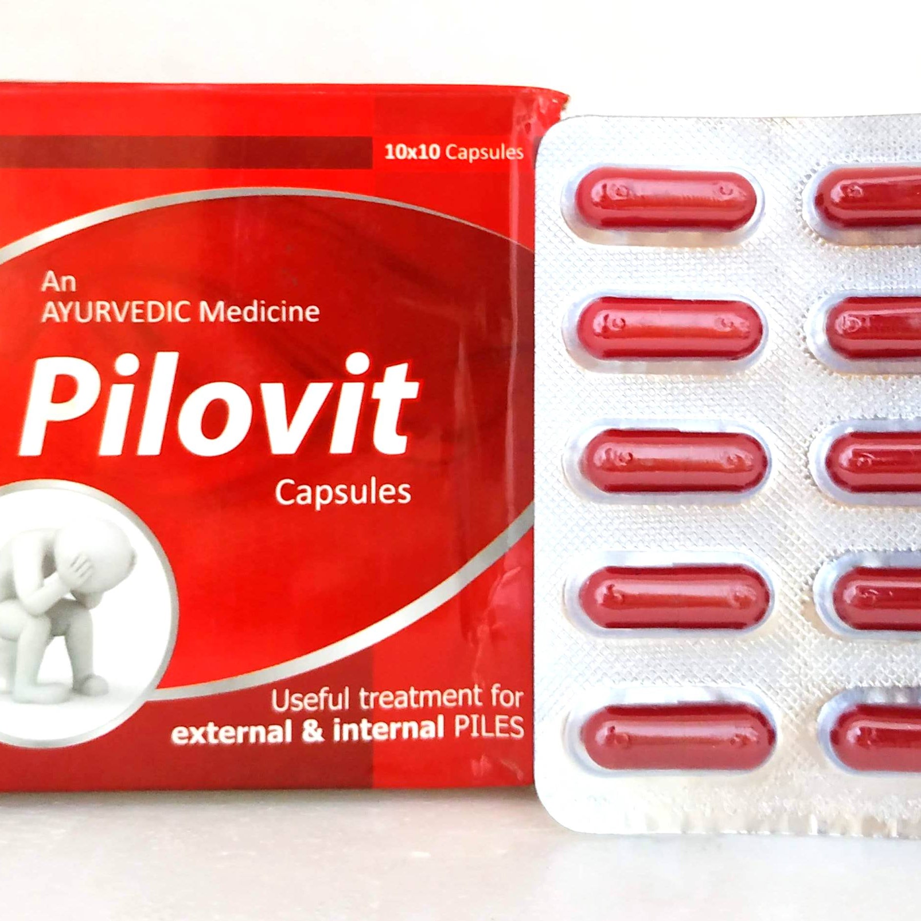 Pilovit Capsules - 10Capsules -  Vitech - Medizzo.com
