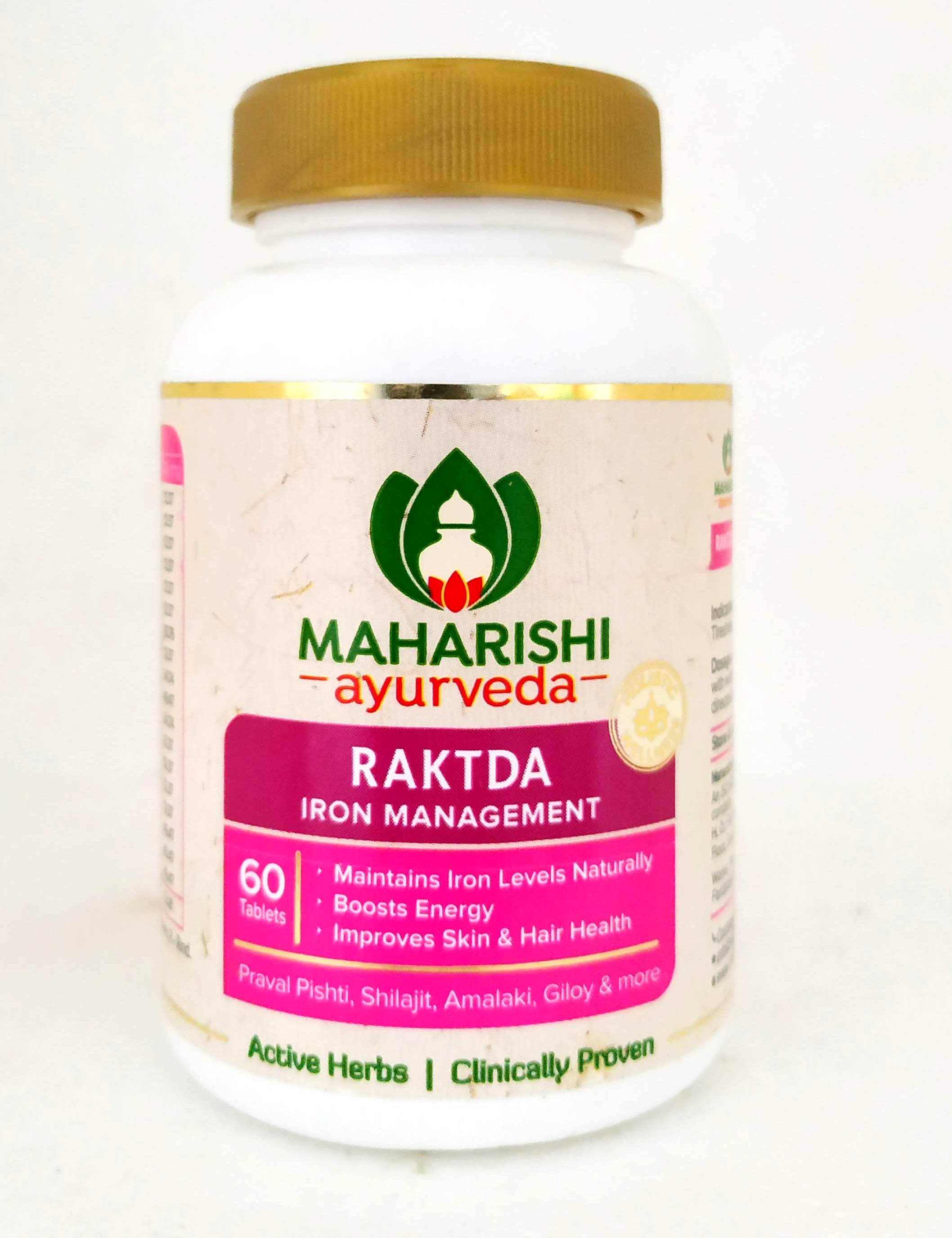 Raktda Tablets - 60Tablets -  Maharishi Ayurveda - Medizzo.com