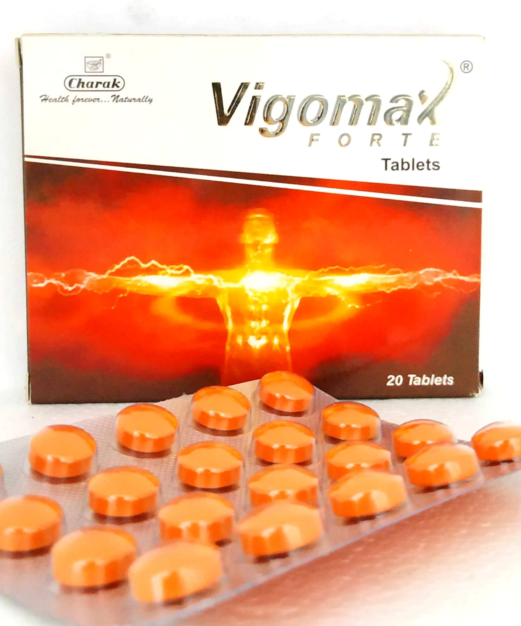 Vigomax Forte - 20Tablets -  Charak - Medizzo.com