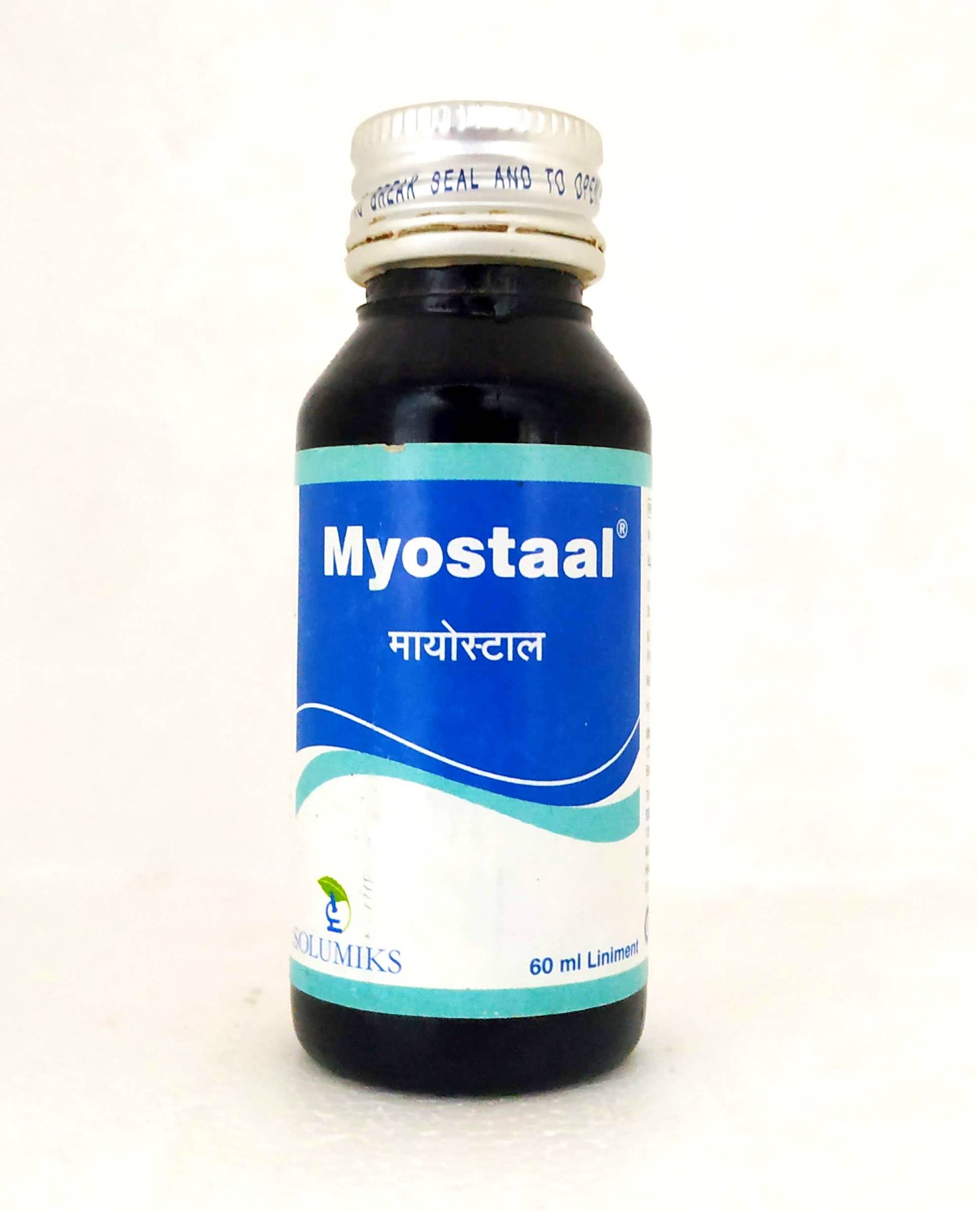 Myostaal Liniment Oil 60ml -  Solumiks - Medizzo.com