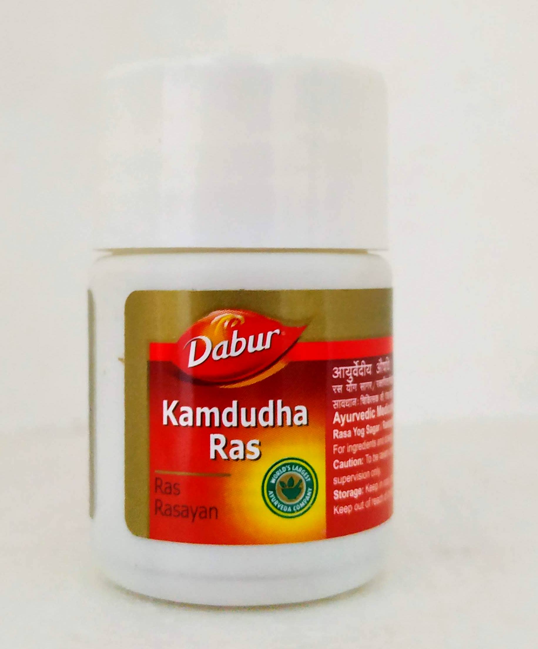 Kamdhudha Ras - 20Tablets -  Dabur - Medizzo.com