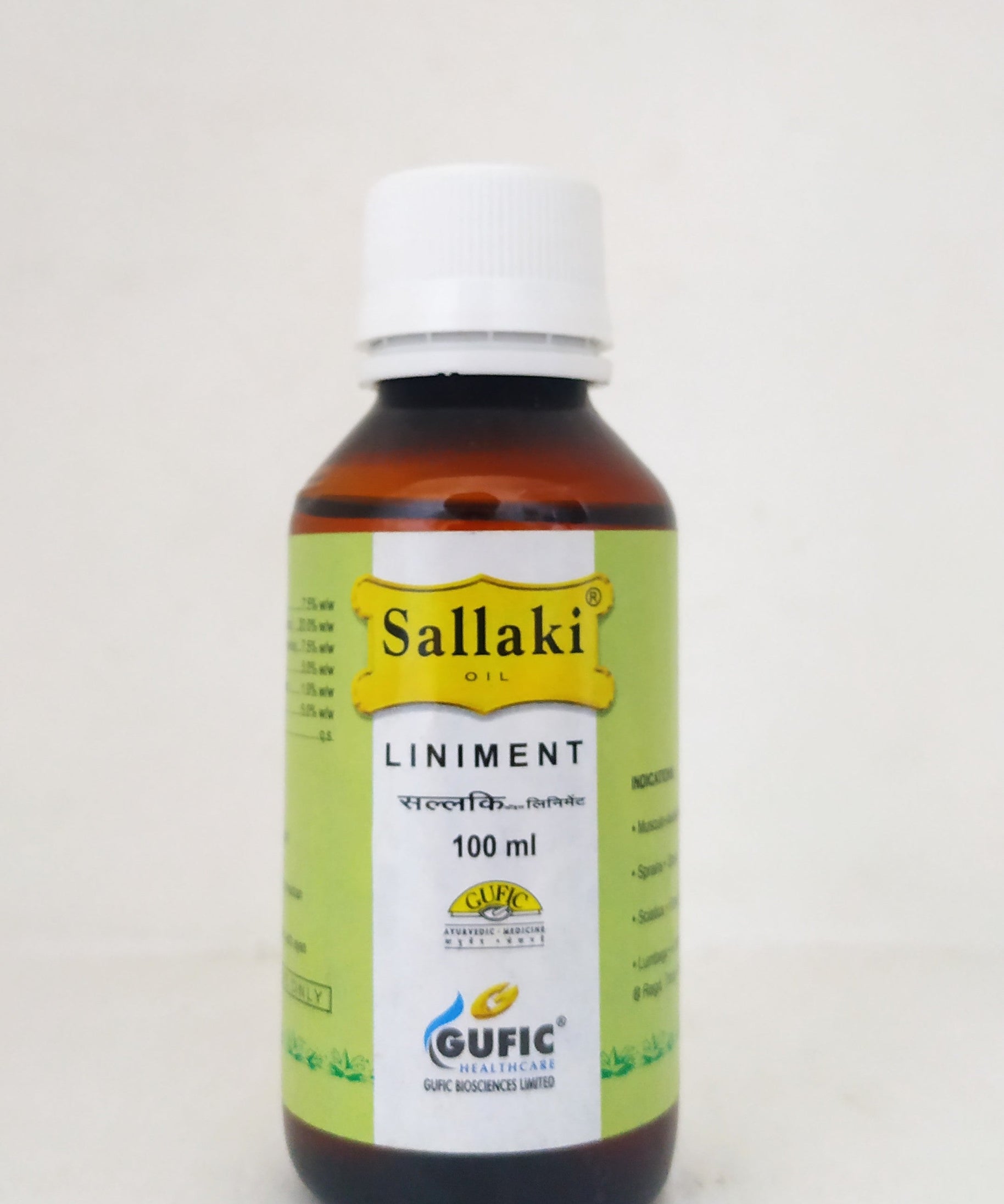 Sallaki Liniment Oil 100ml -  Gufic - Medizzo.com
