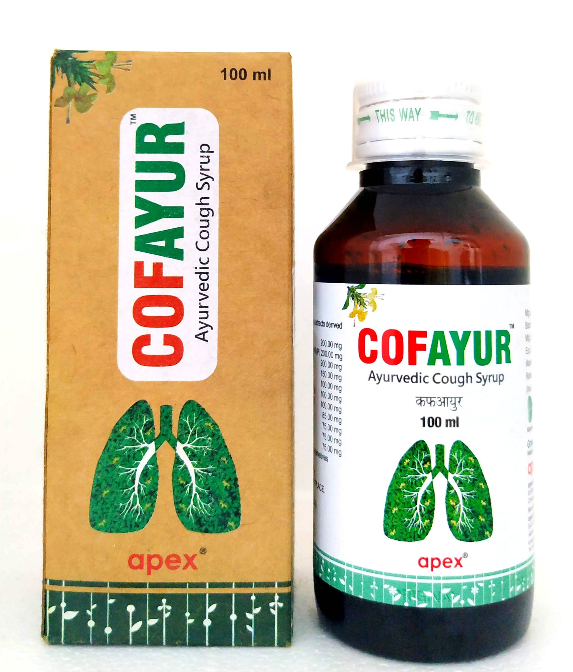 Cofayur Syrup 100ml -  Apex Ayurveda - Medizzo.com