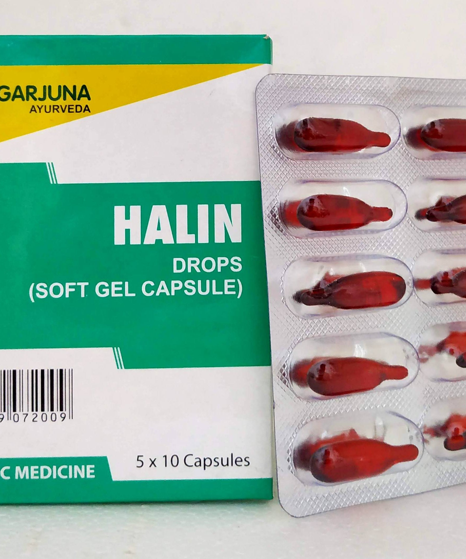Halin Capsules - 10Capsules -  Nagarjuna - Medizzo.com