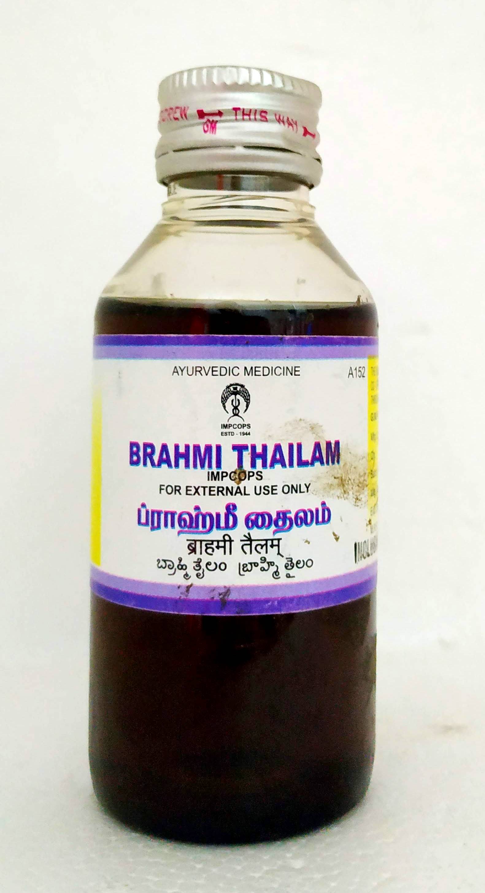 Brahmi Thailam 100ml -  Impcops - Medizzo.com