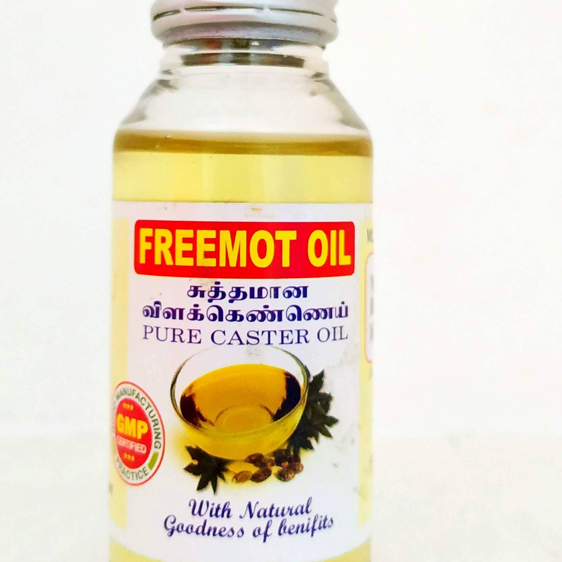 Freemot - Castor Oil 100ml -  Sathyam Herbals - Medizzo.com