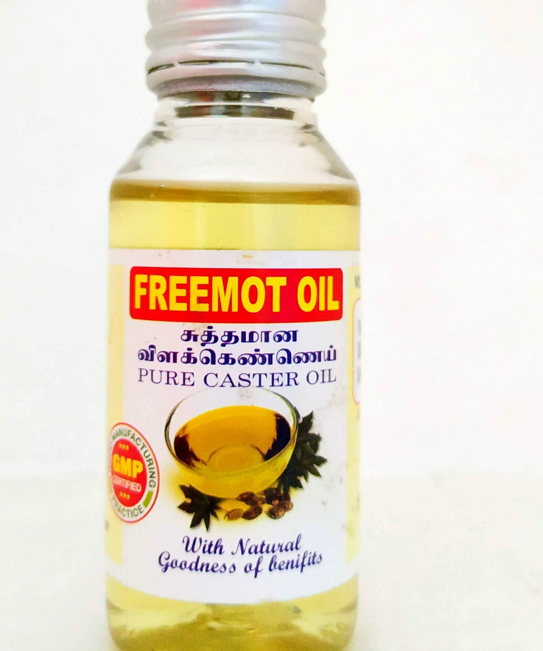 Freemot - Castor Oil 100ml -  Sathyam Herbals - Medizzo.com