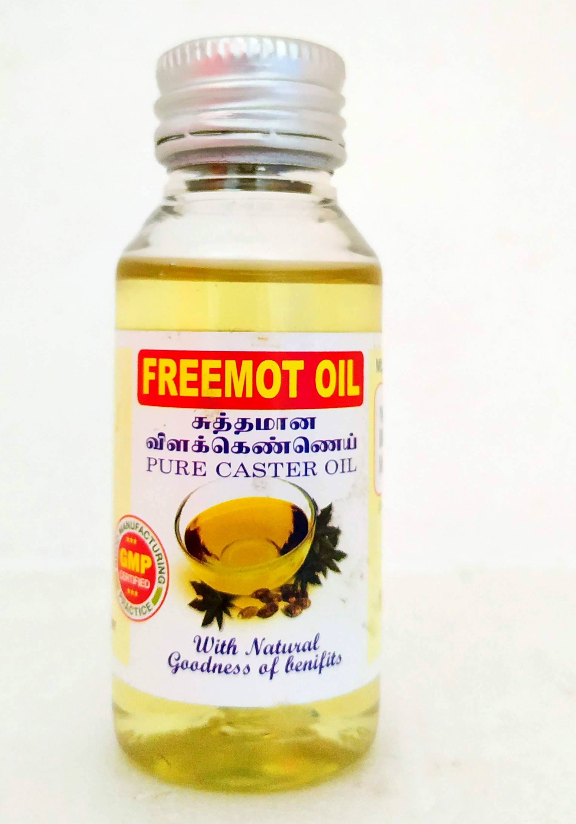 Freemot - Castor Oil 100ml -  Sathyam Herbals - Medizzo.com