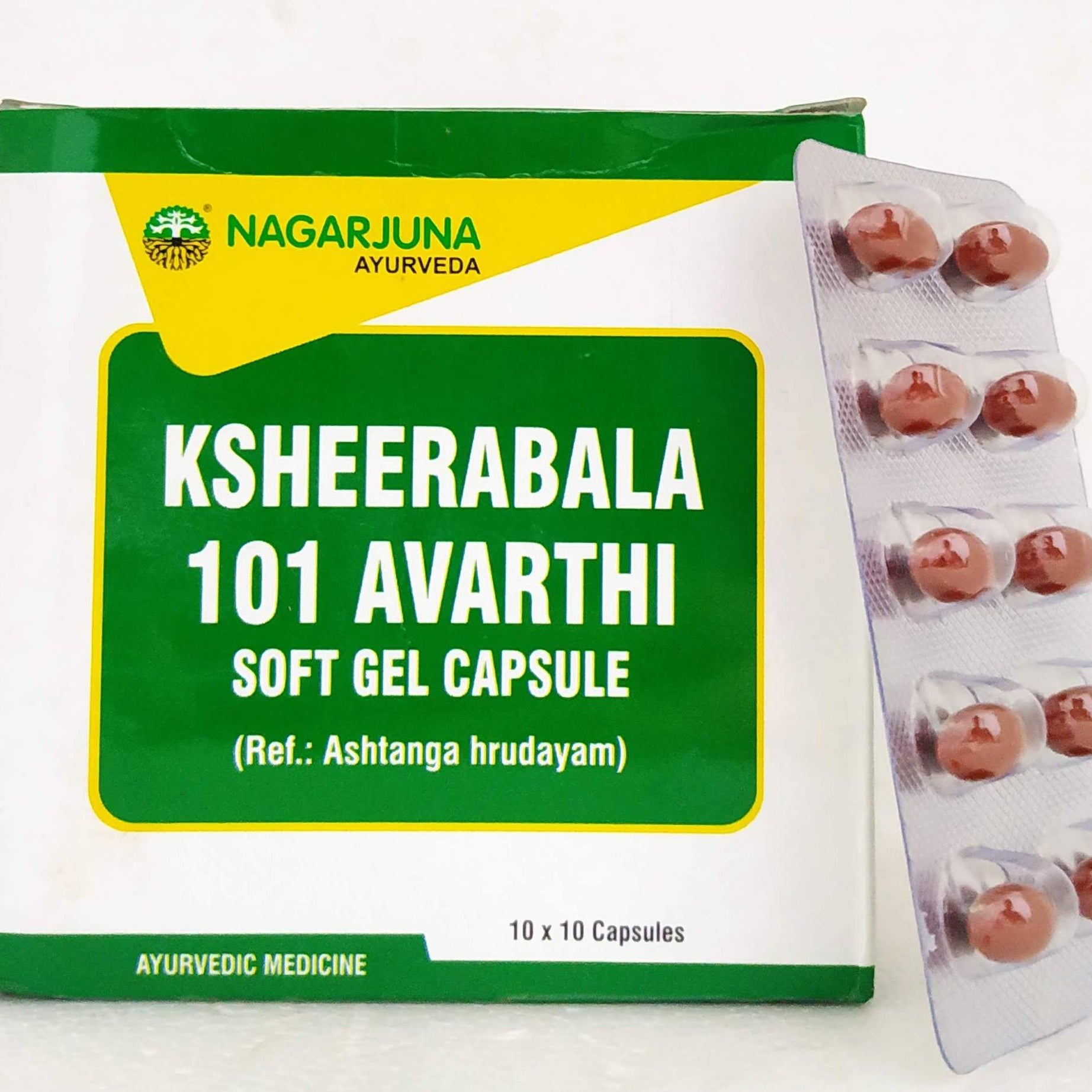 Ksheerabala 101 Capsules - 10Capsules -  Nagarjuna - Medizzo.com