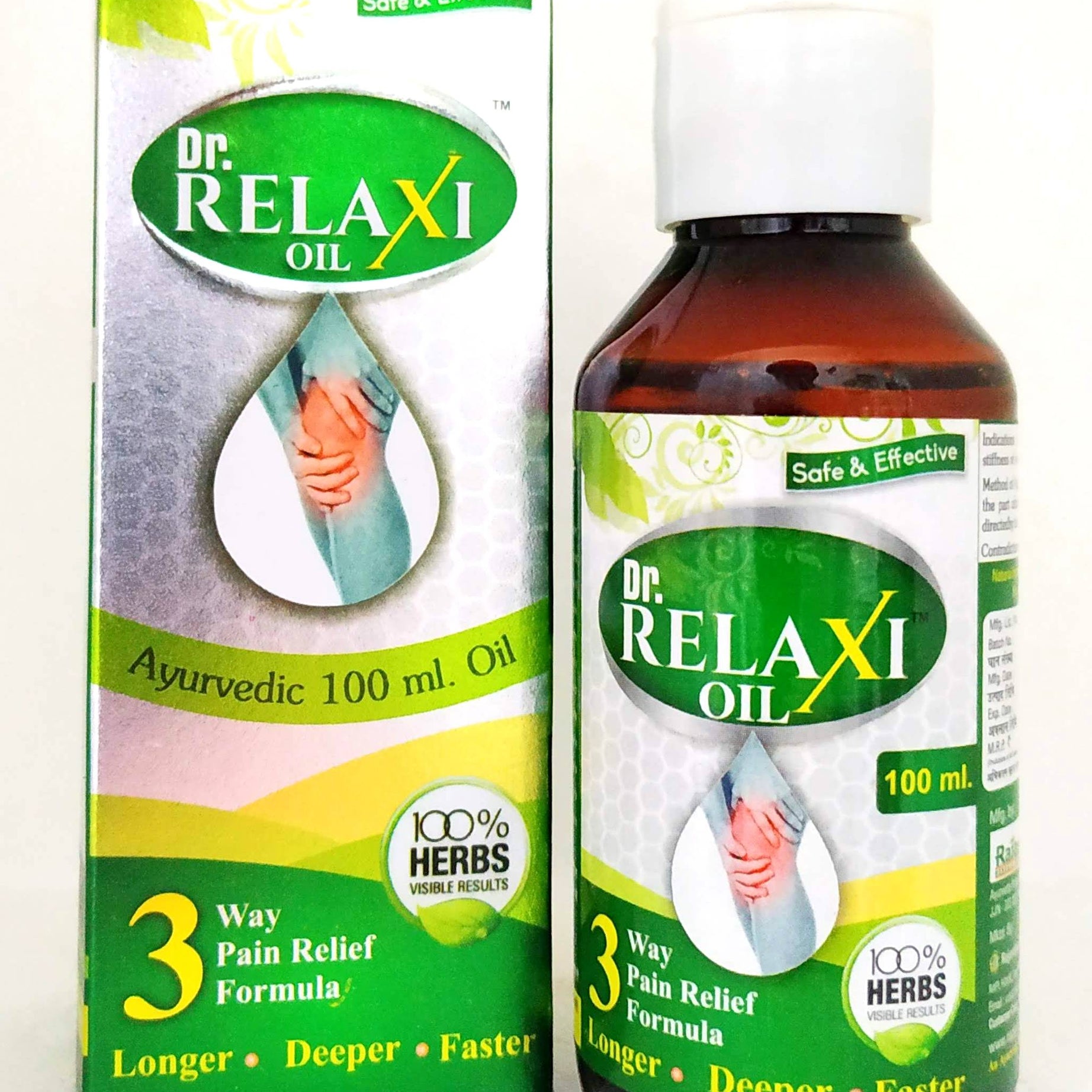 Dr.Relaxi Oil 100ml -  Rajasthan Herbals - Medizzo.com