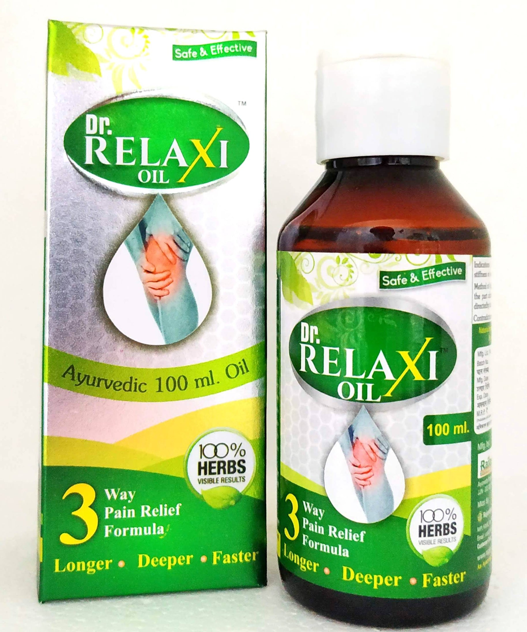 Dr.Relaxi Oil 100ml -  Rajasthan Herbals - Medizzo.com