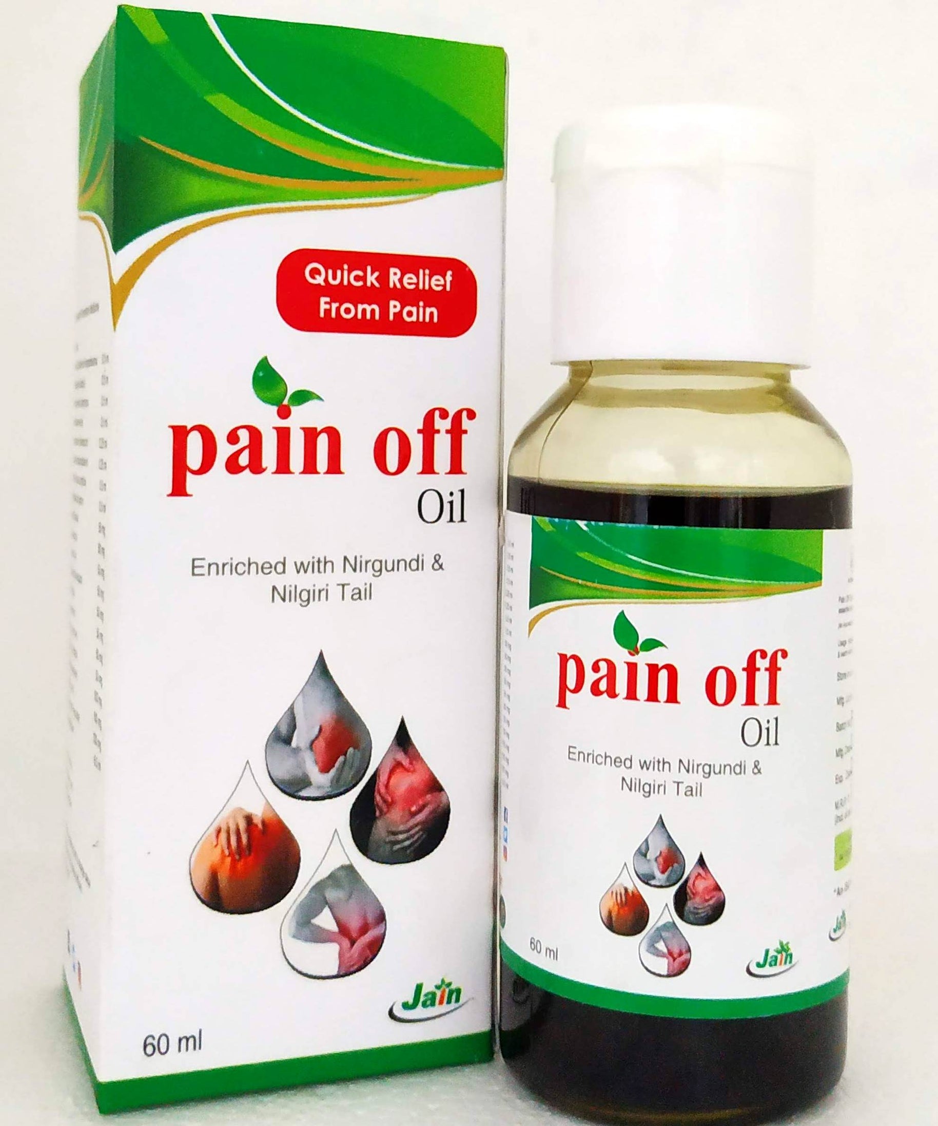 Pain off oil 60ml -  Jain - Medizzo.com