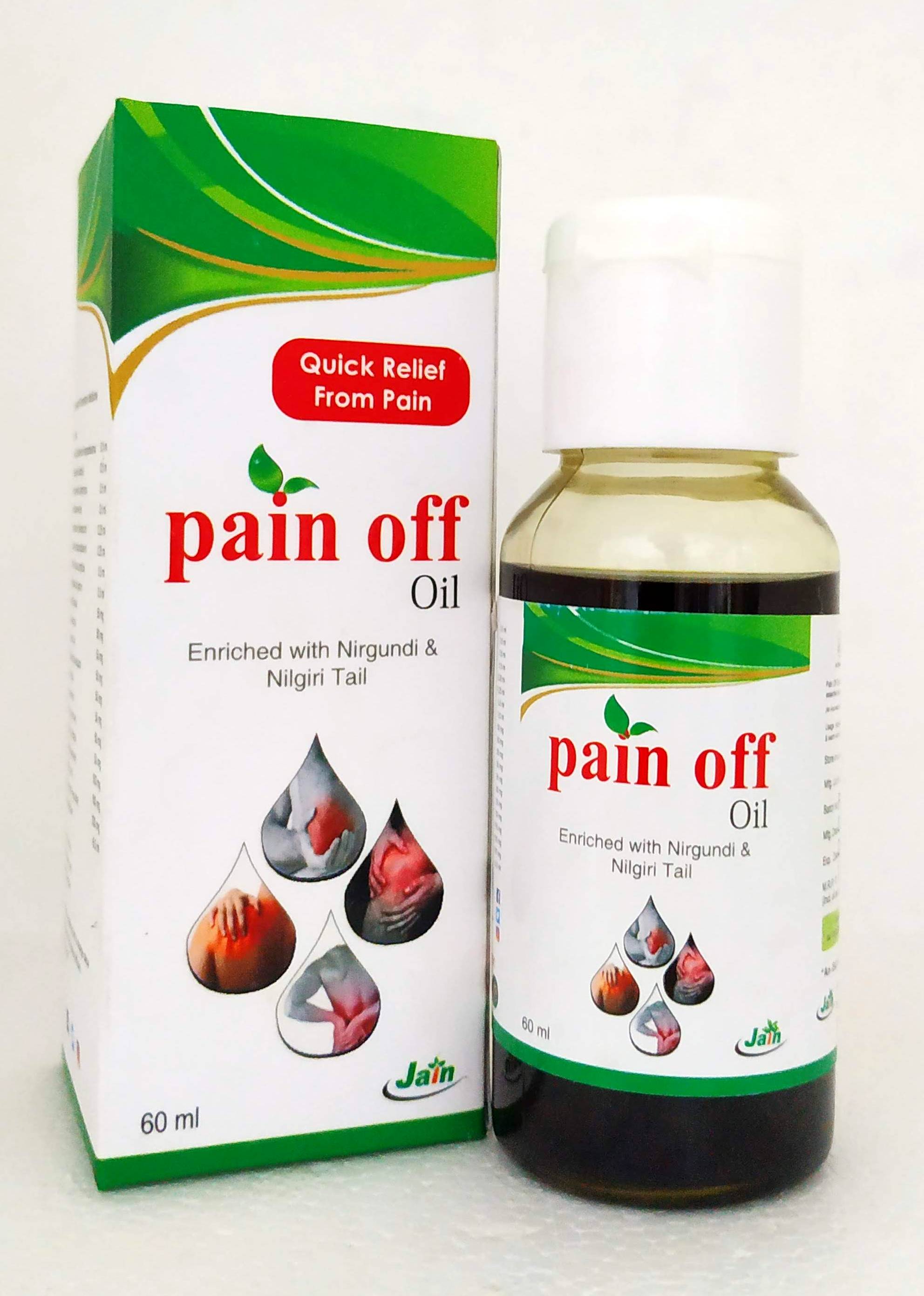 Pain off oil 60ml -  Jain - Medizzo.com