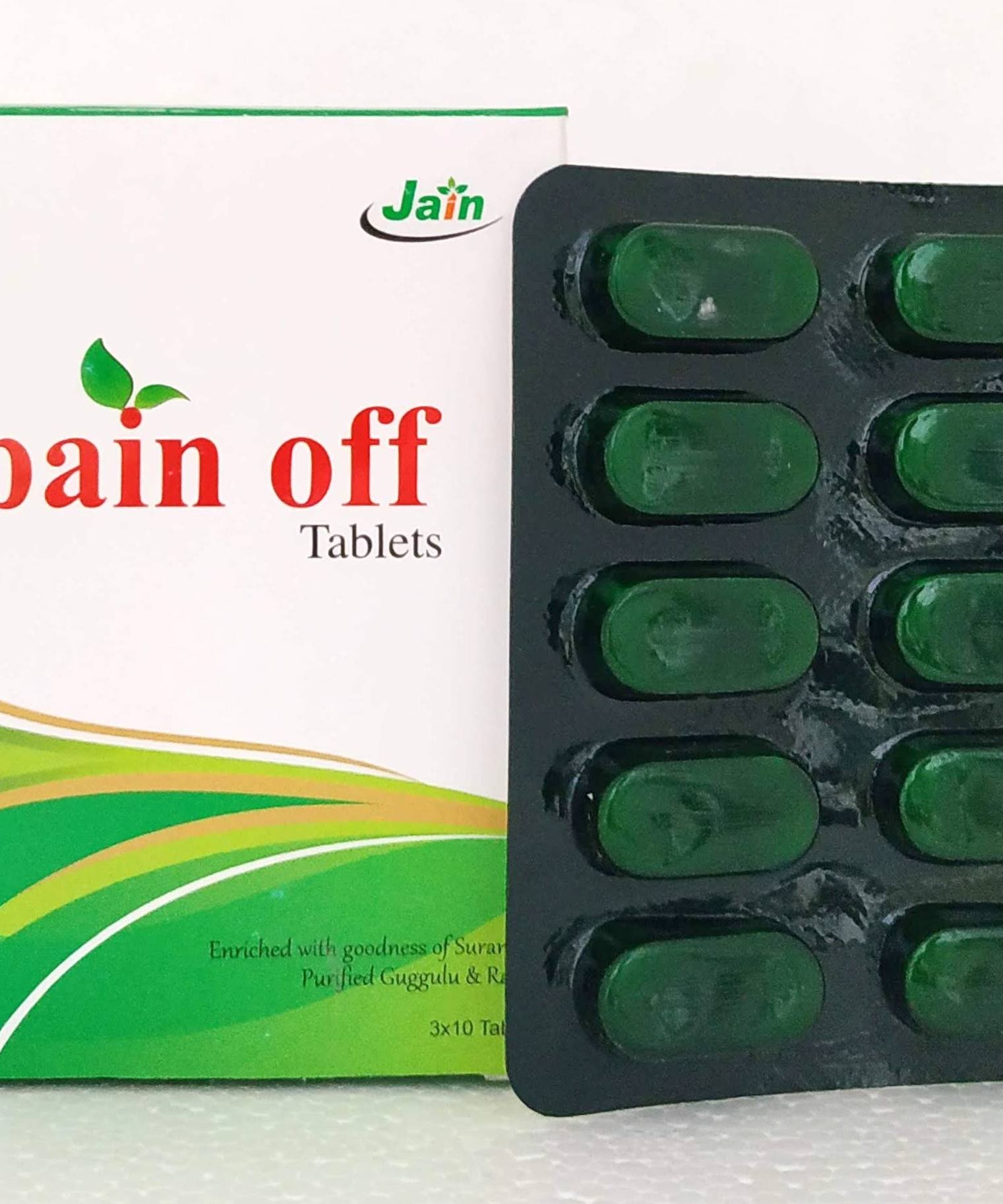 Pain off Tablets - 10Tablets -  Jain - Medizzo.com
