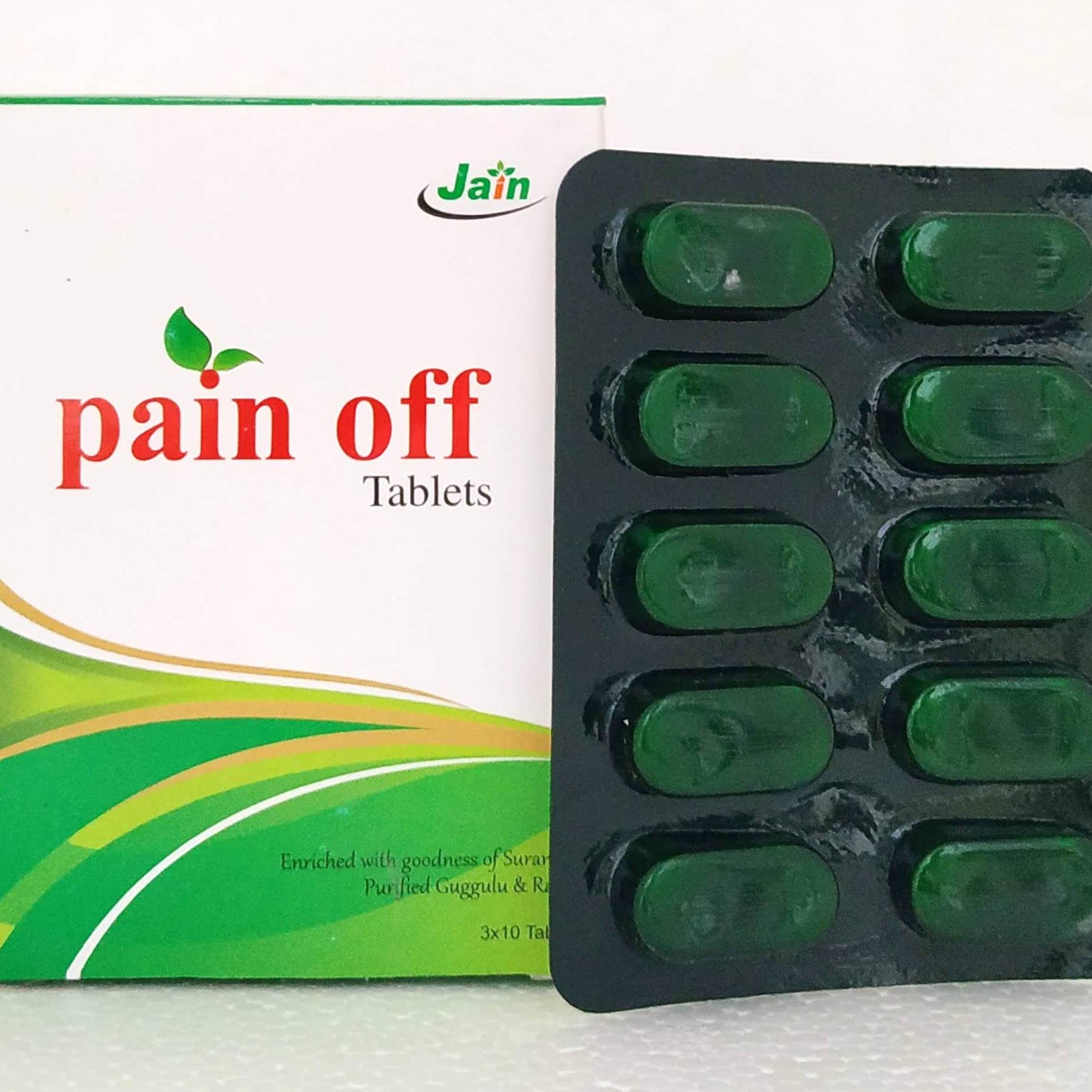 Pain off Tablets - 10Tablets -  Jain - Medizzo.com