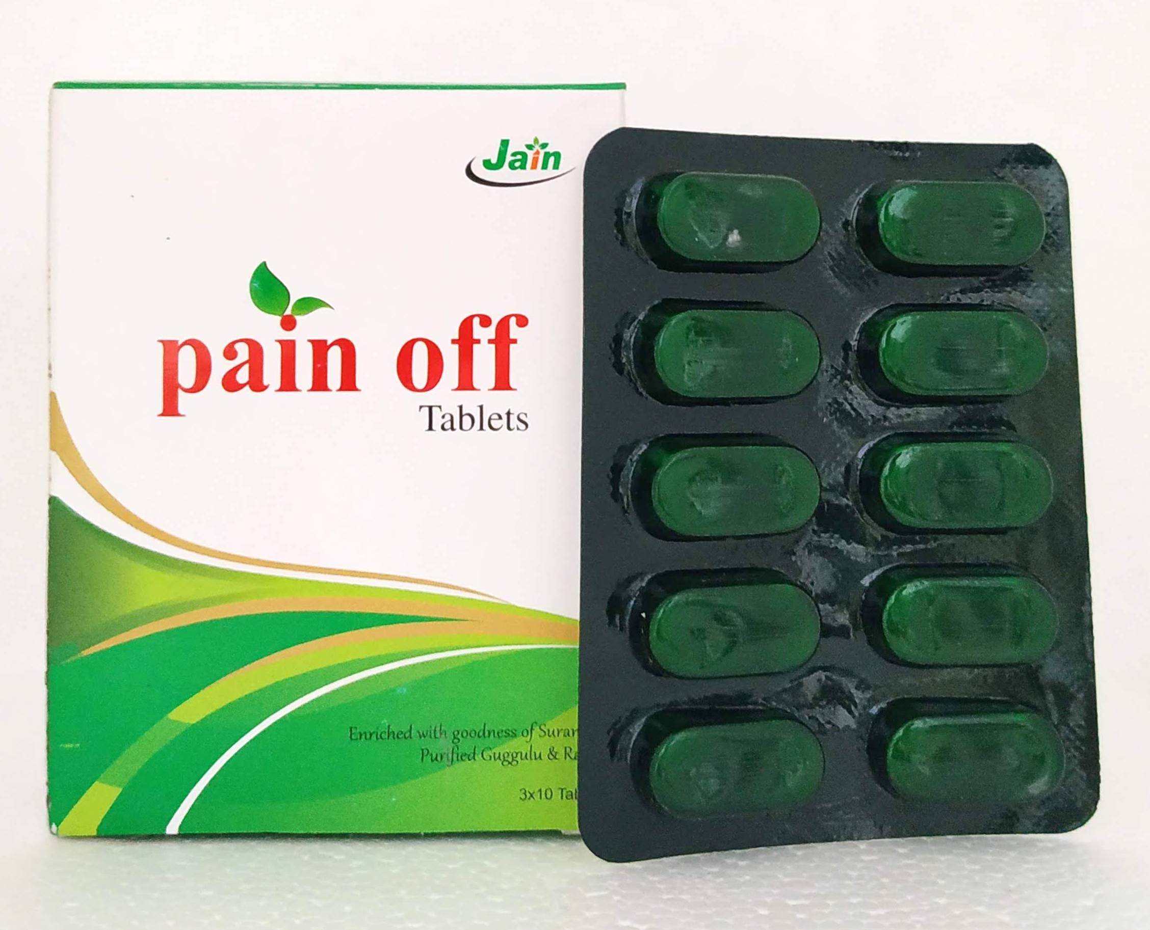 Pain off Tablets - 10Tablets -  Jain - Medizzo.com