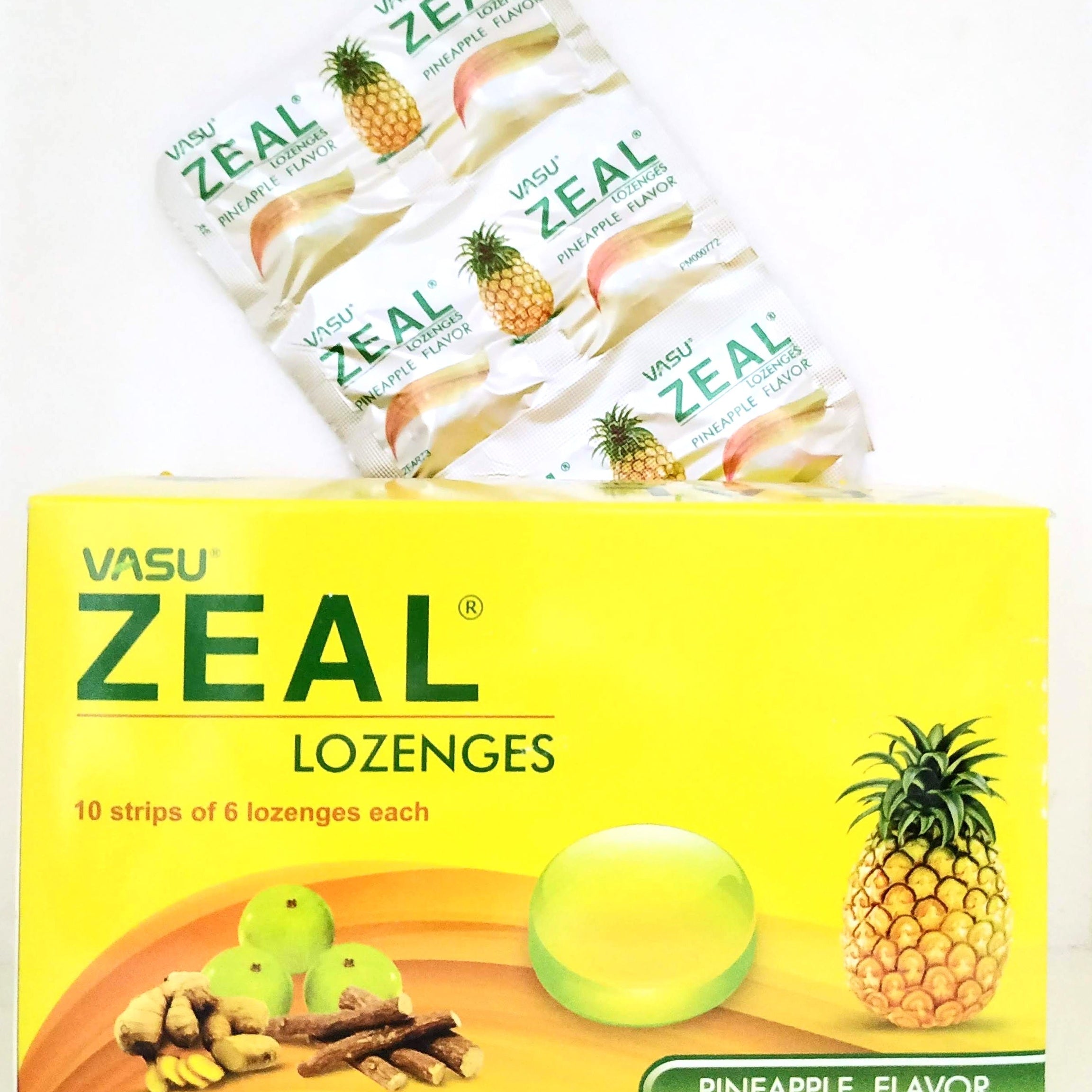 Zeal lozenges - 6lozenges -  Vasu herbals - Medizzo.com