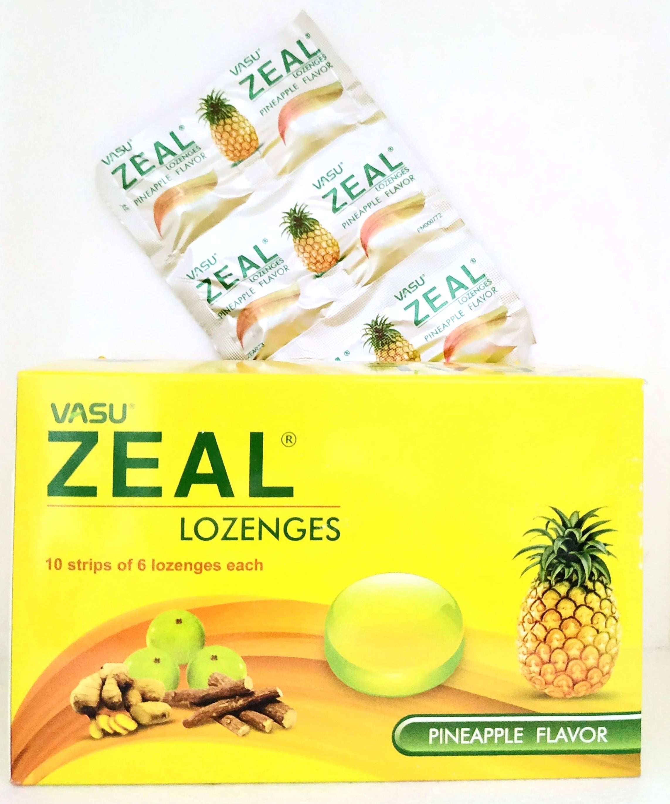 Zeal lozenges - 6lozenges -  Vasu herbals - Medizzo.com