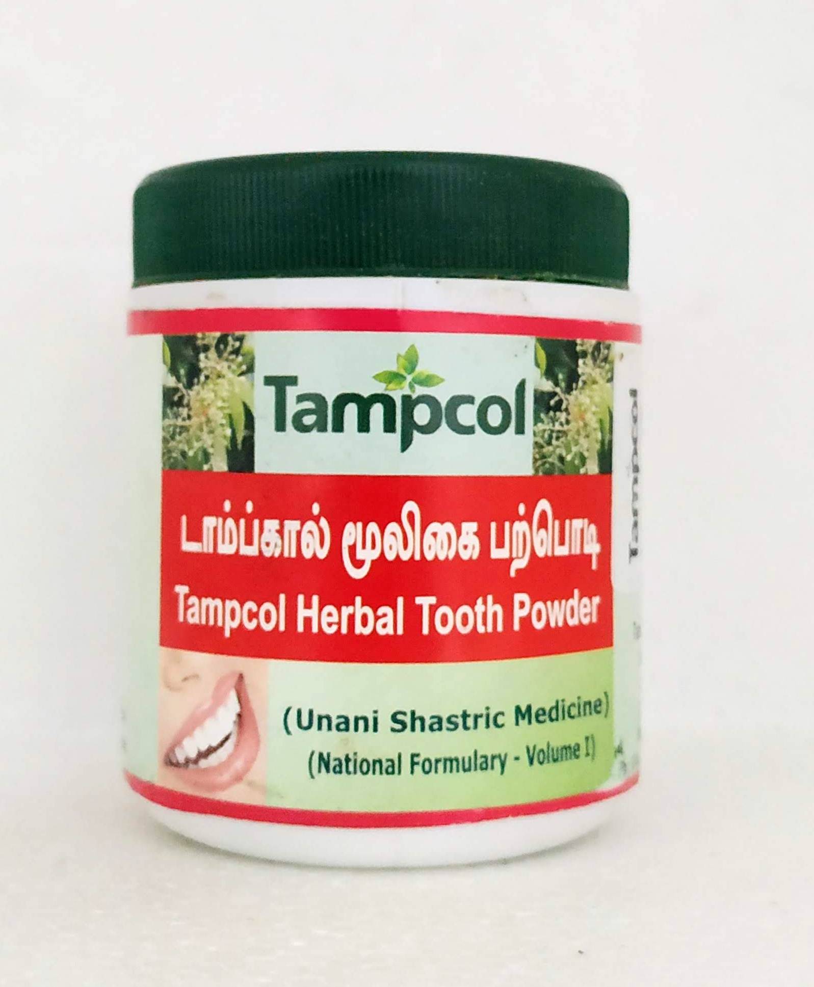 Tampcol herbal toothpowder 100gm -  Tampcol - Medizzo.com