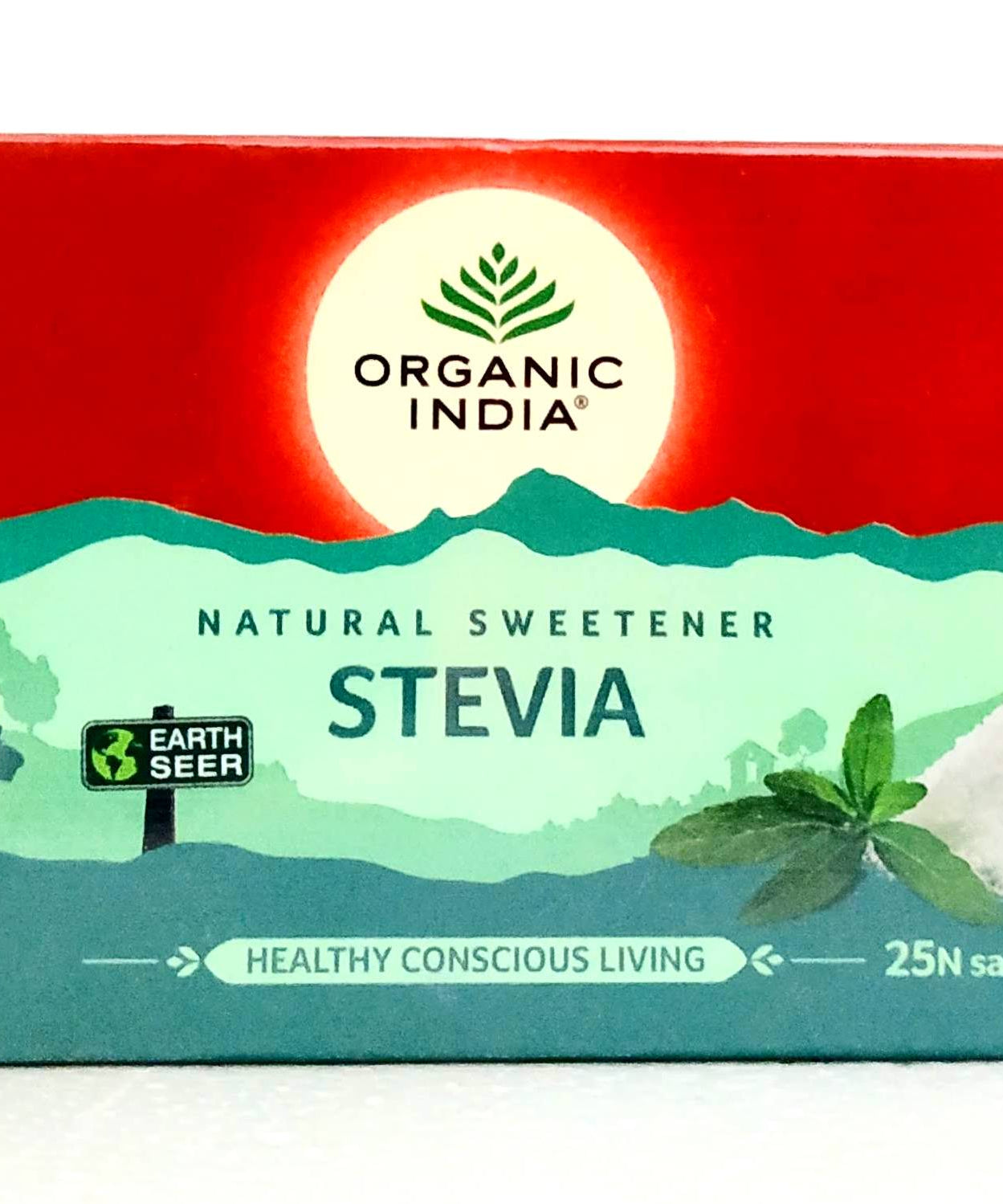 Stevia natural sweetener - 25sachets -  Organic India - Medizzo.com