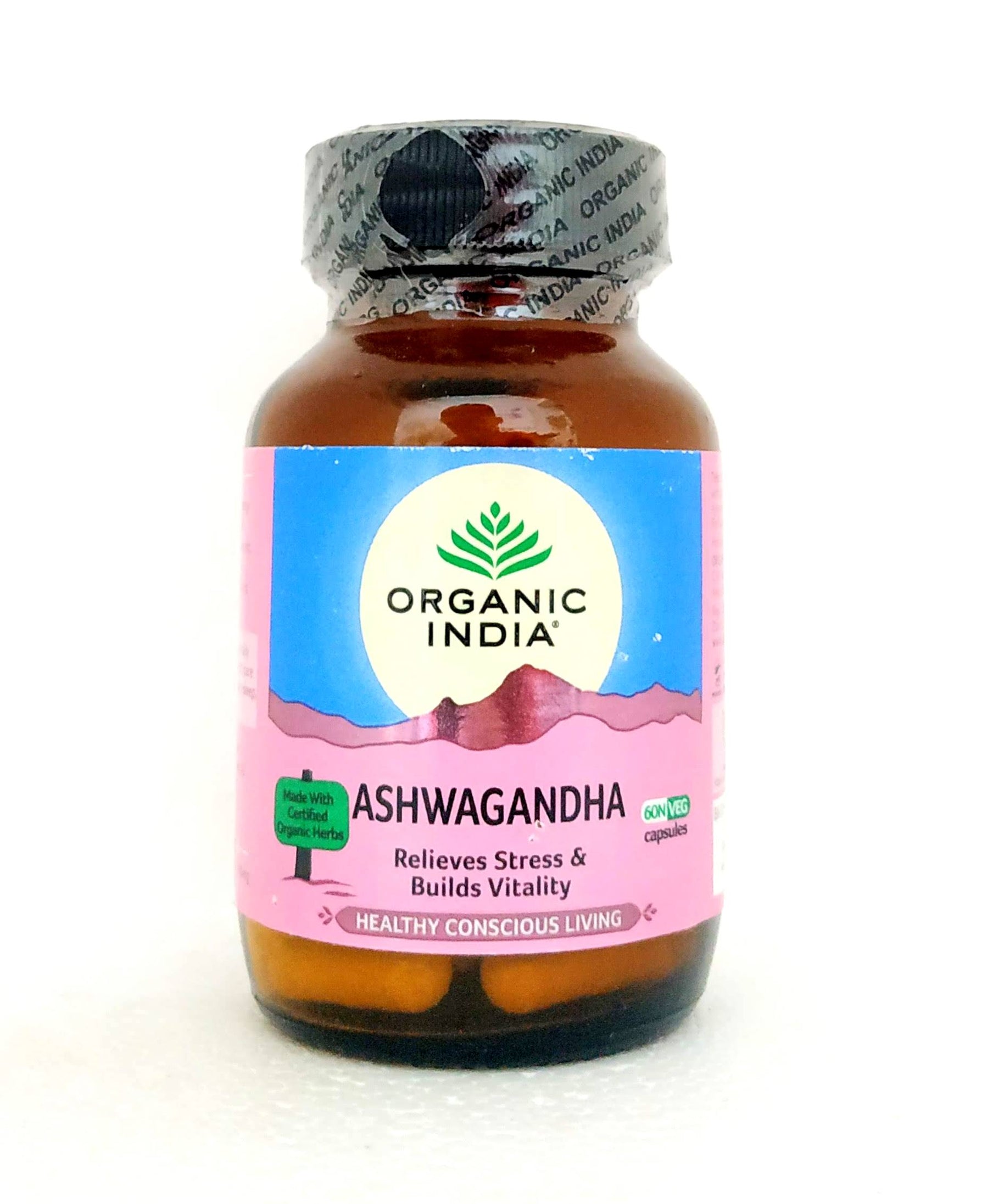 Ashwagandha Capsules - 60capsules -  Organic India - Medizzo.com