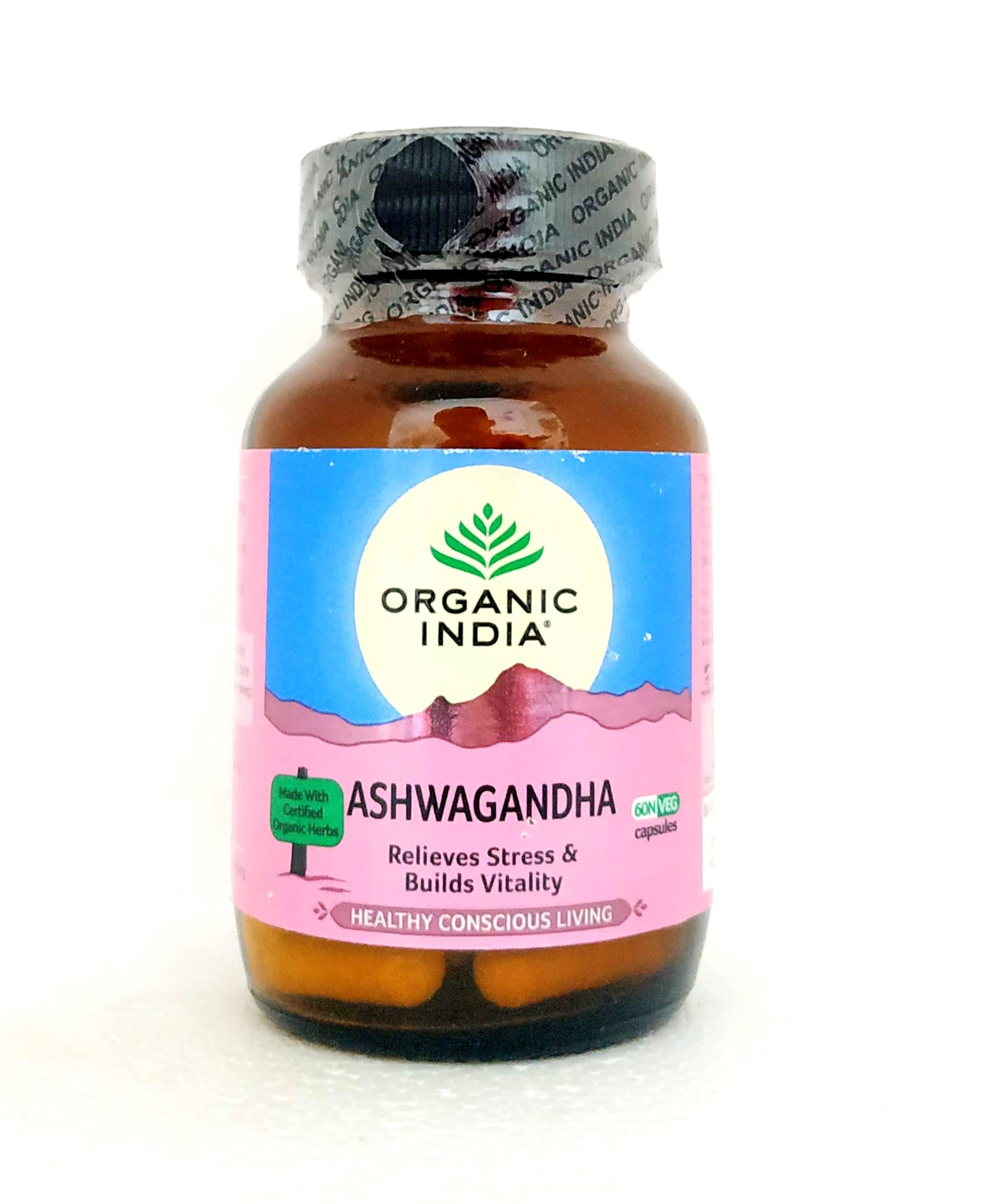 Ashwagandha Capsules - 60capsules -  Organic India - Medizzo.com