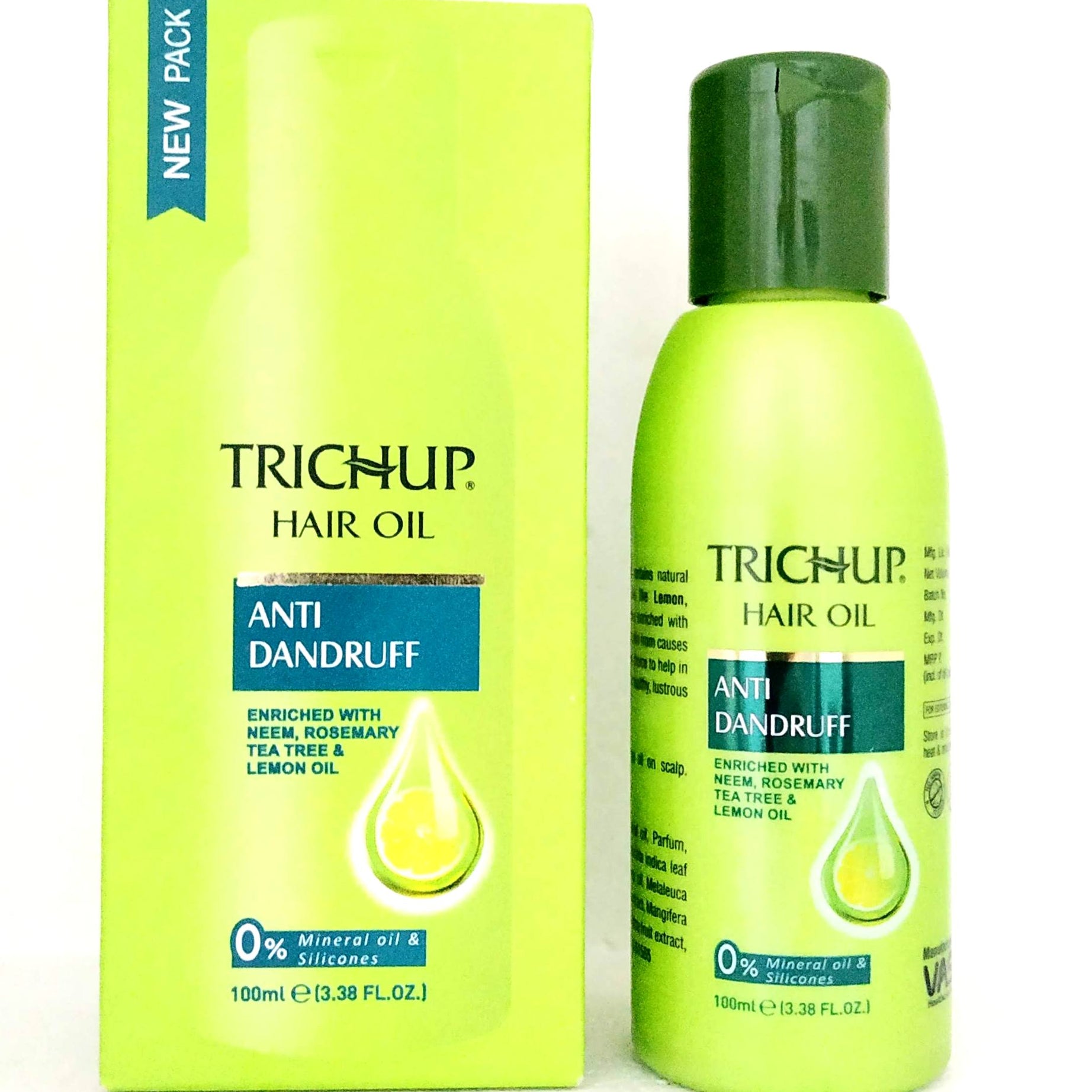 Trichup anti dandruff hair oil 100ml -  Vasu herbals - Medizzo.com