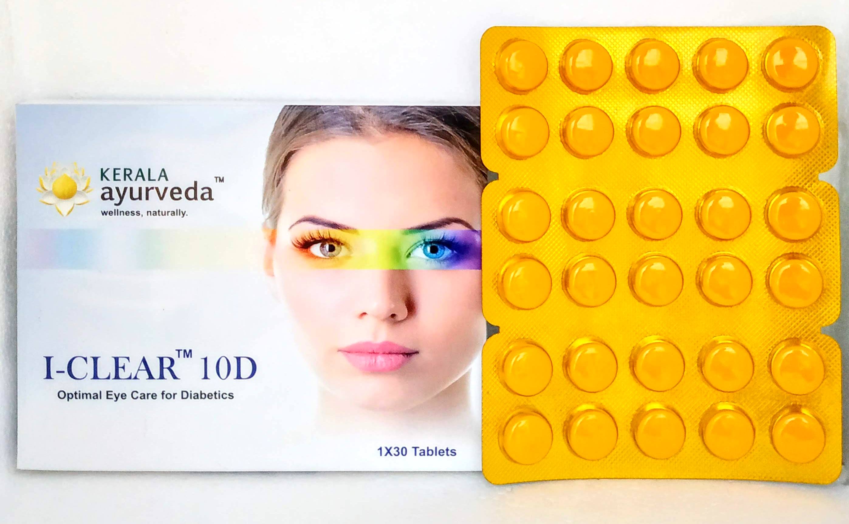 I-Clear 10D - 30Tablets -  Kerala Ayurveda - Medizzo.com