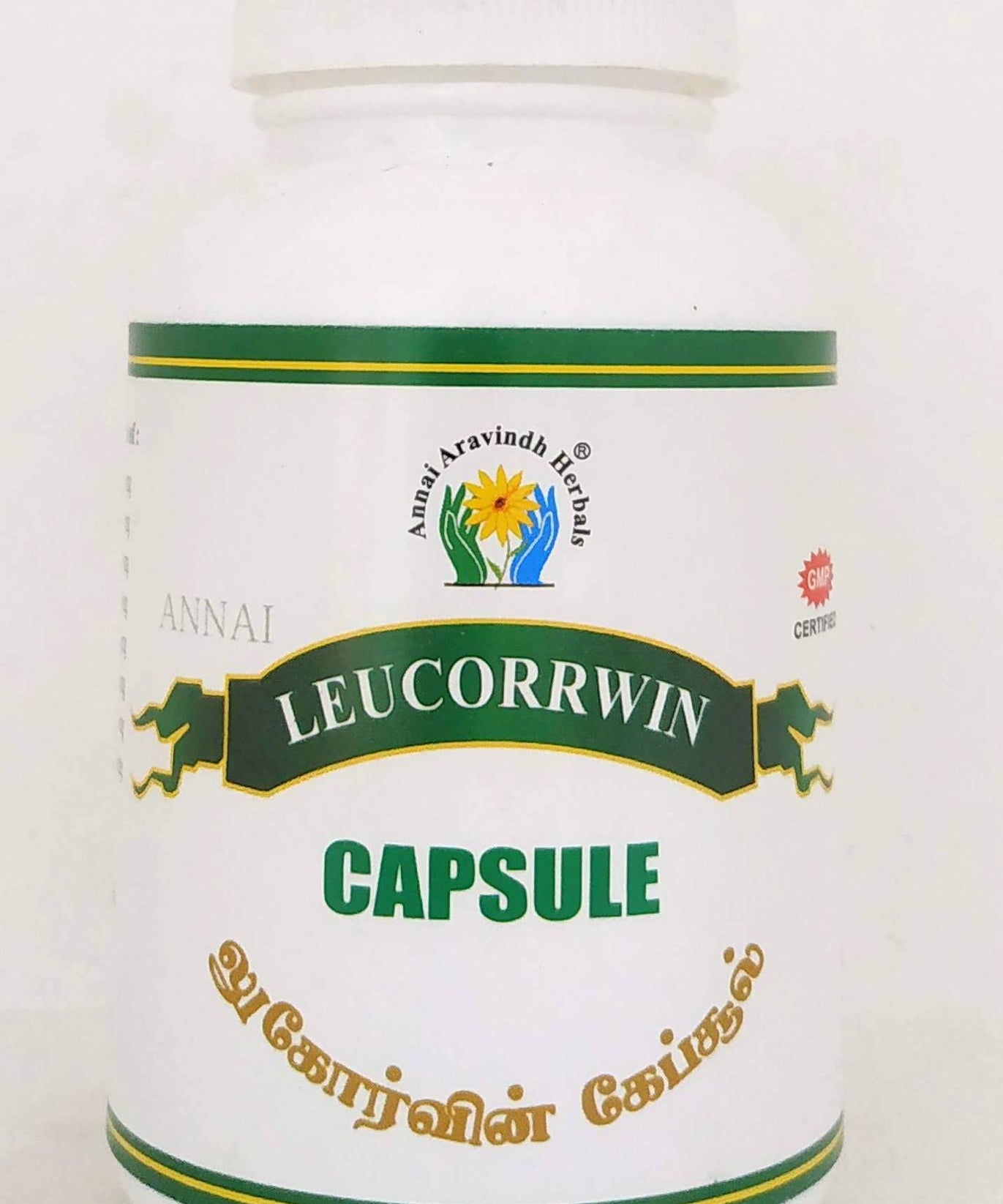 Leucorrwin Capsules - 90Capsules -  Annai Aravindh - Medizzo.com