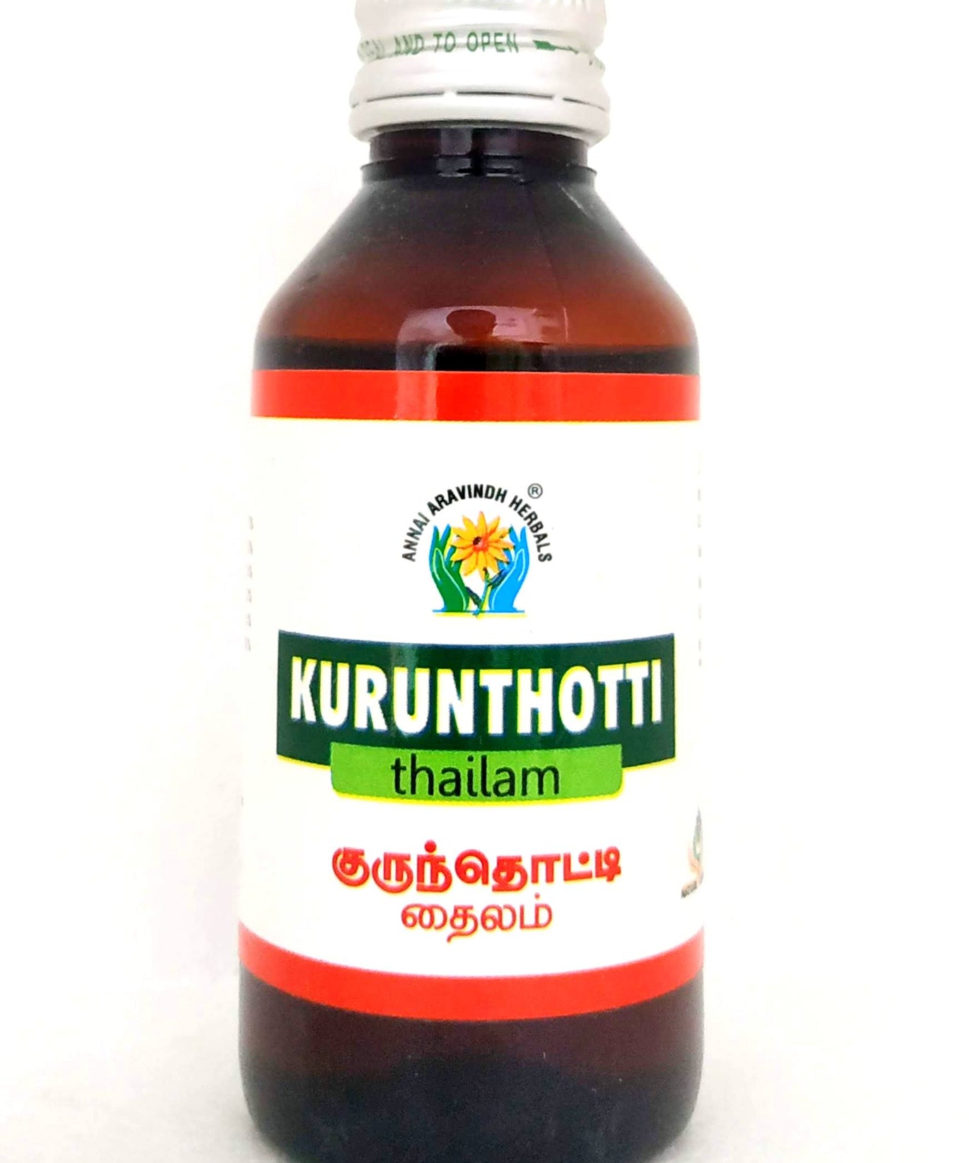 Kurunthotti thailam 100ml -  Annai Aravindh - Medizzo.com