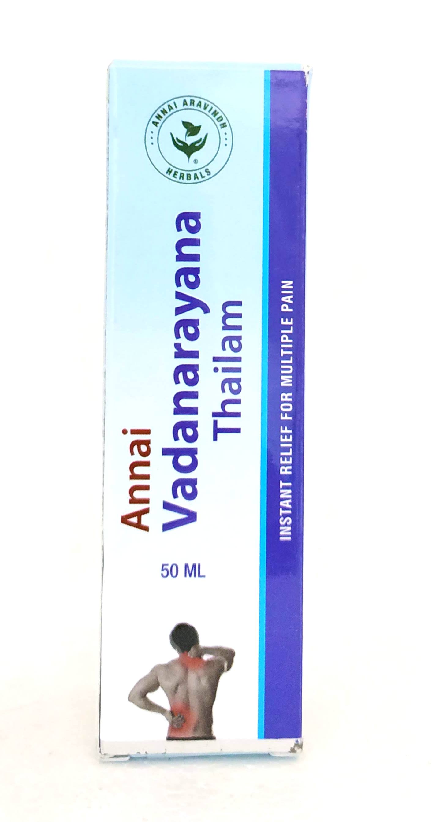 Vadhanarayana thailam 50ml -  Annai Aravindh - Medizzo.com