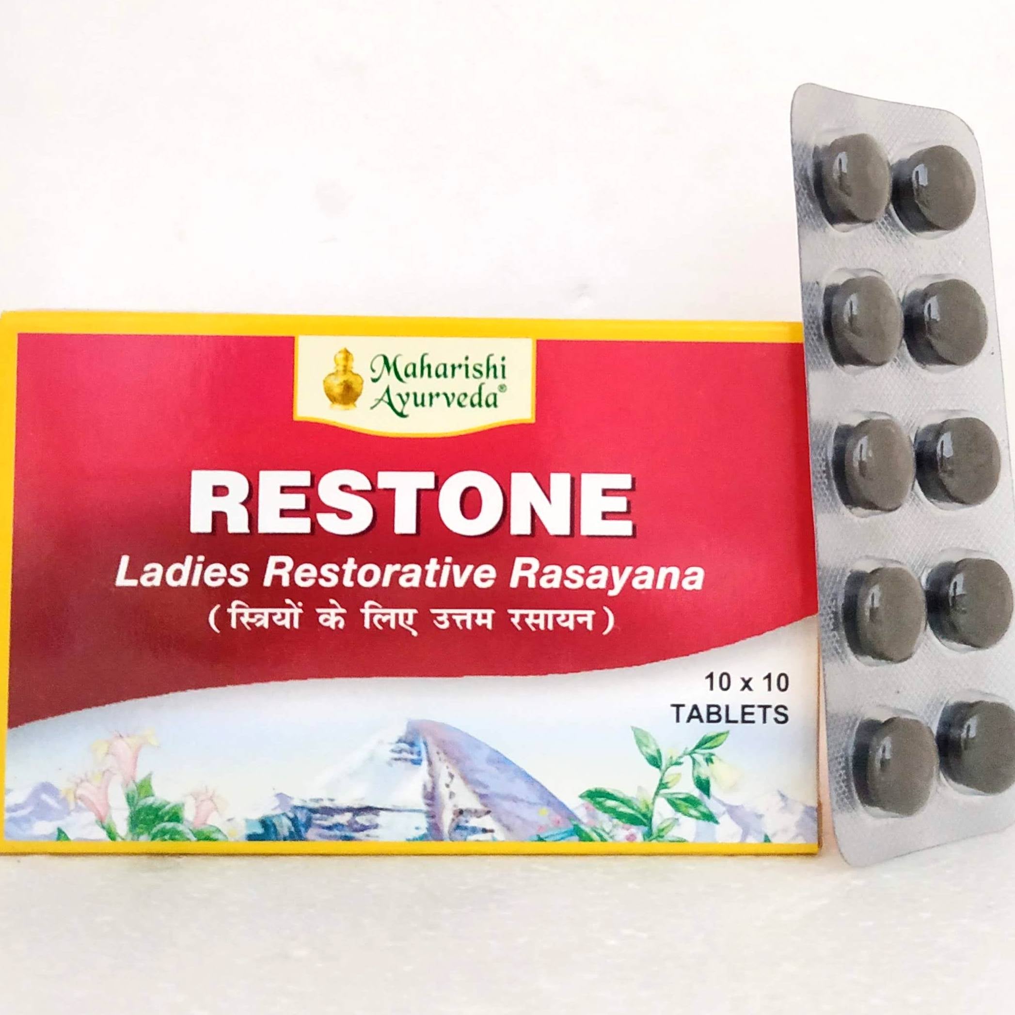 Restone Tablets - 10Tablets -  Maharishi Ayurveda - Medizzo.com