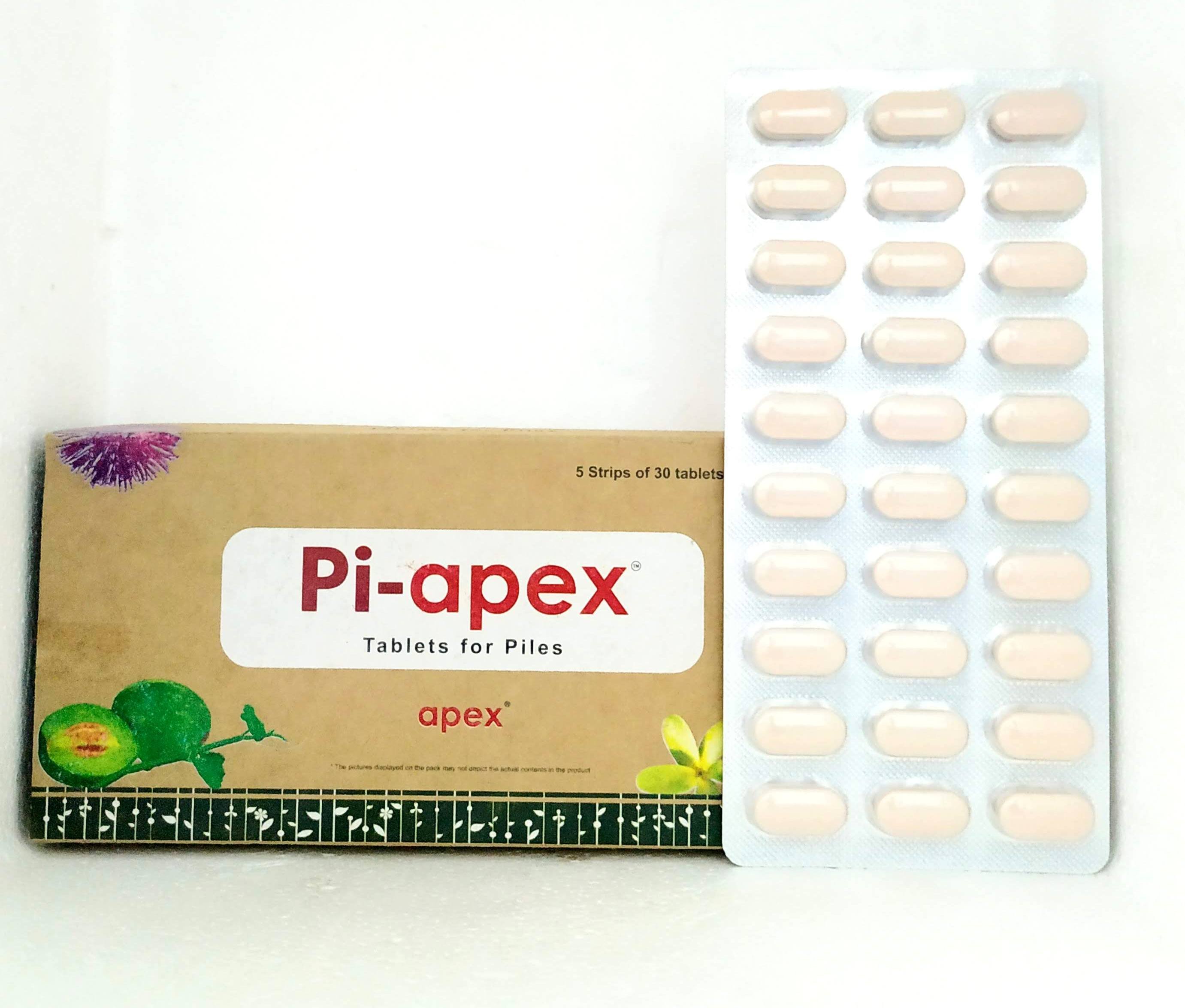 Pi-apex Tablets - 30Tablets -  Apex Ayurveda - Medizzo.com