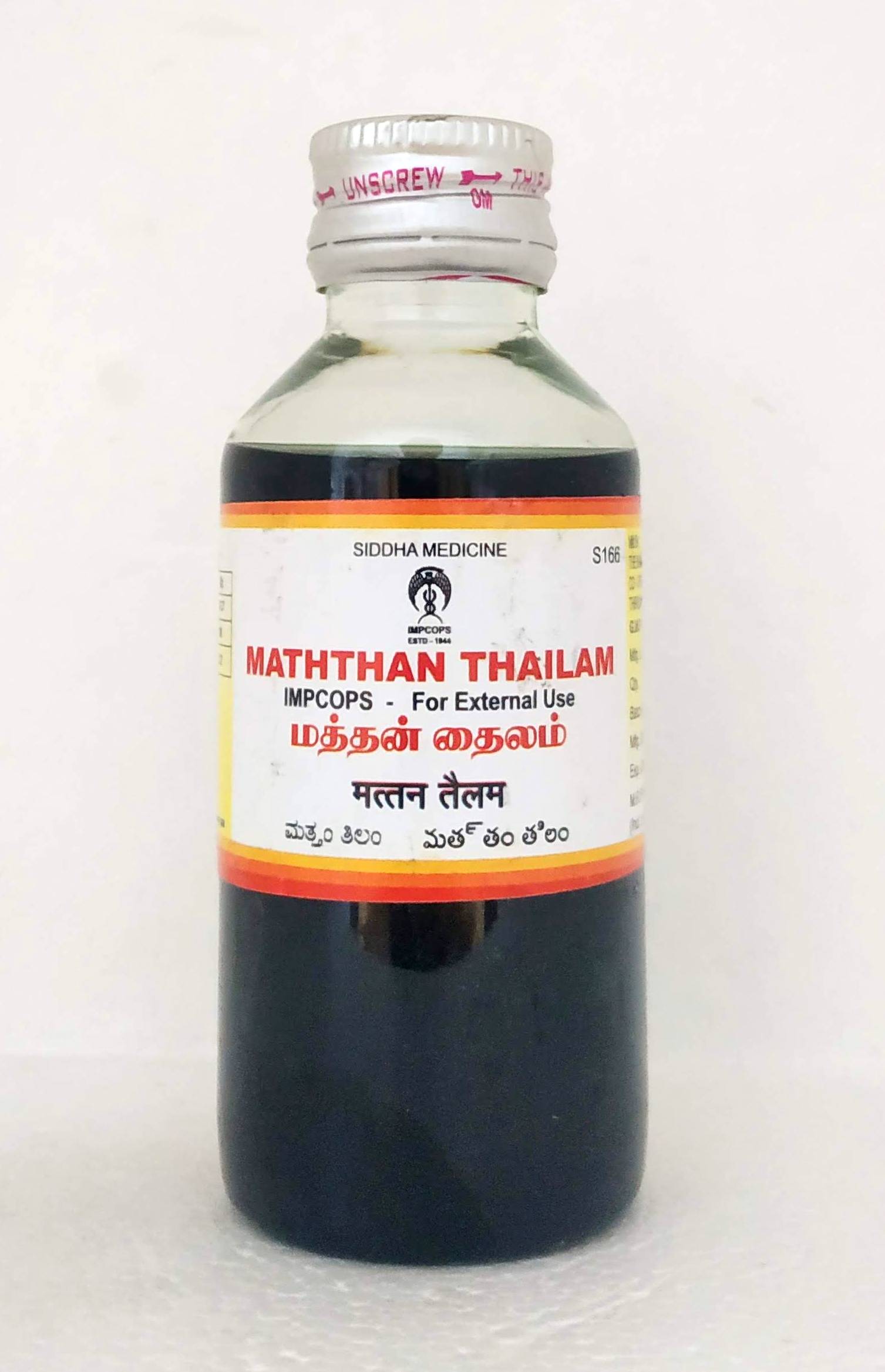 Mathan thailam 100ml -  Impcops - Medizzo.com