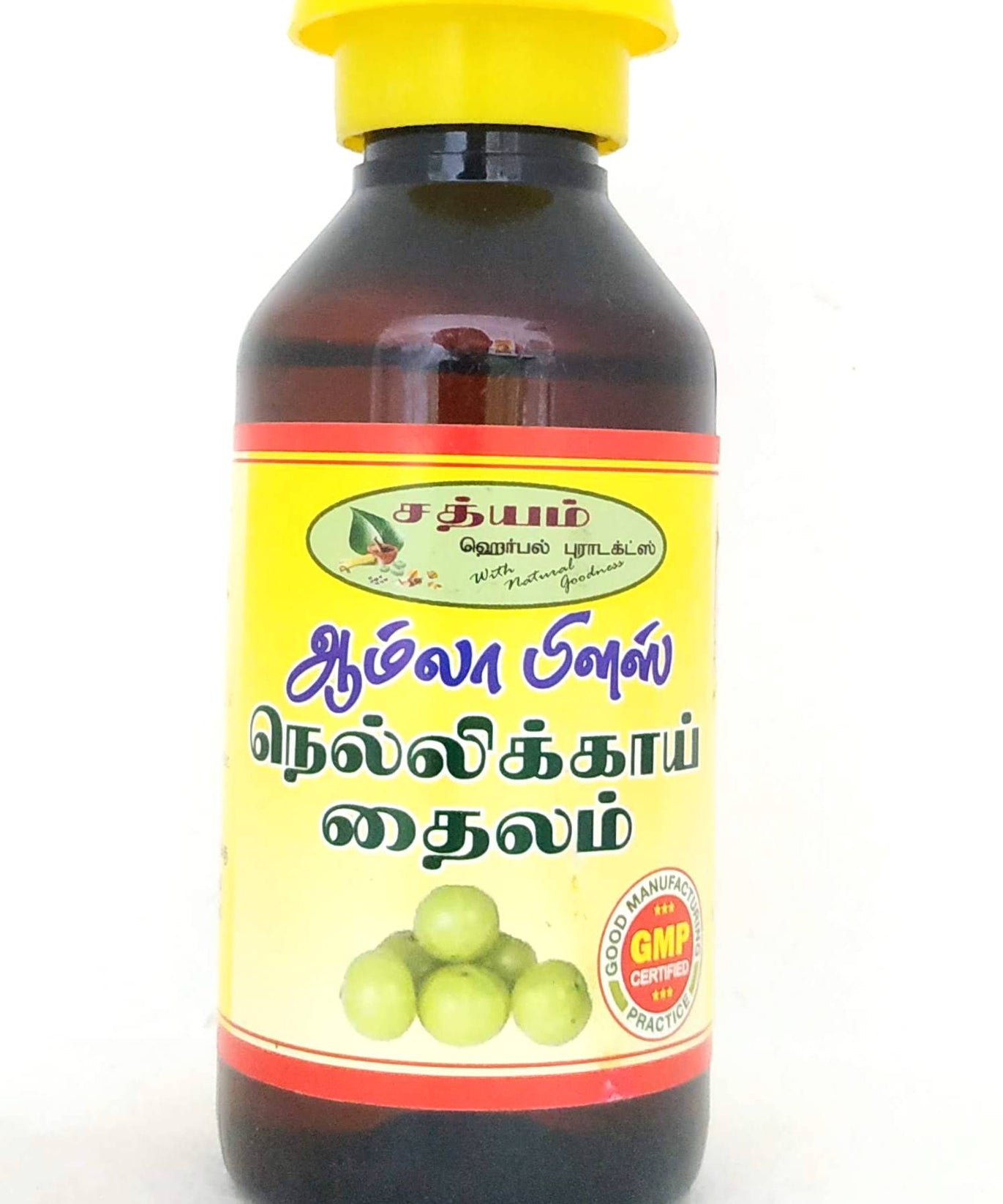 Nellikai thailam 100ml -  Sathyam Herbals - Medizzo.com