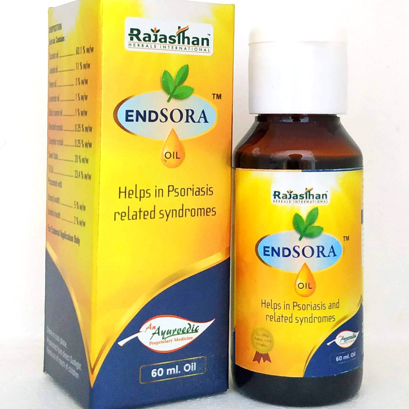 Endsora Oil 60ml -  Rajasthan Herbals - Medizzo.com