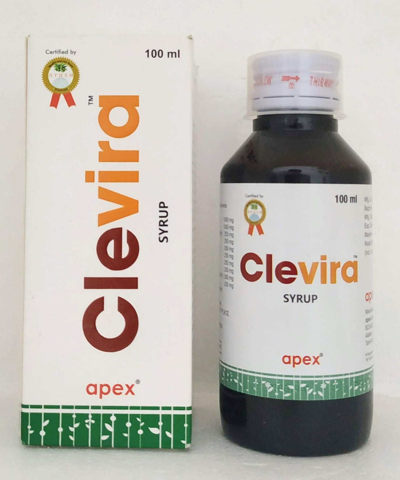 Clevira Syrup 100ml -  Apex Ayurveda - Medizzo.com