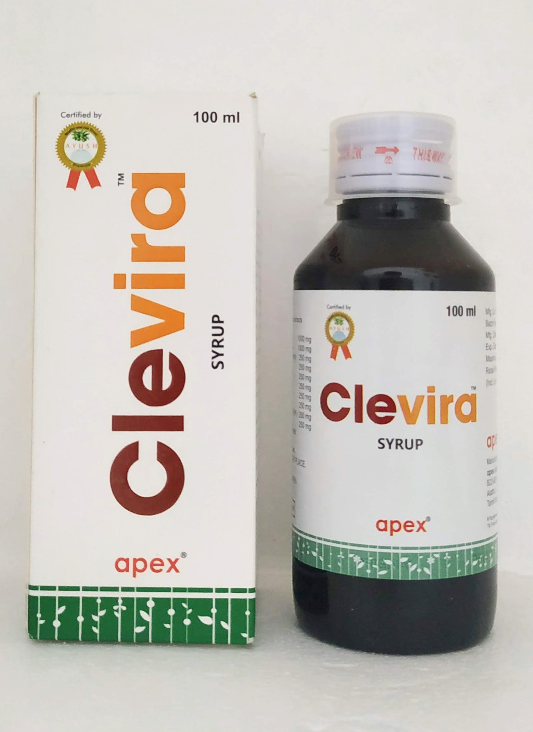 Clevira Syrup 100ml -  Apex Ayurveda - Medizzo.com