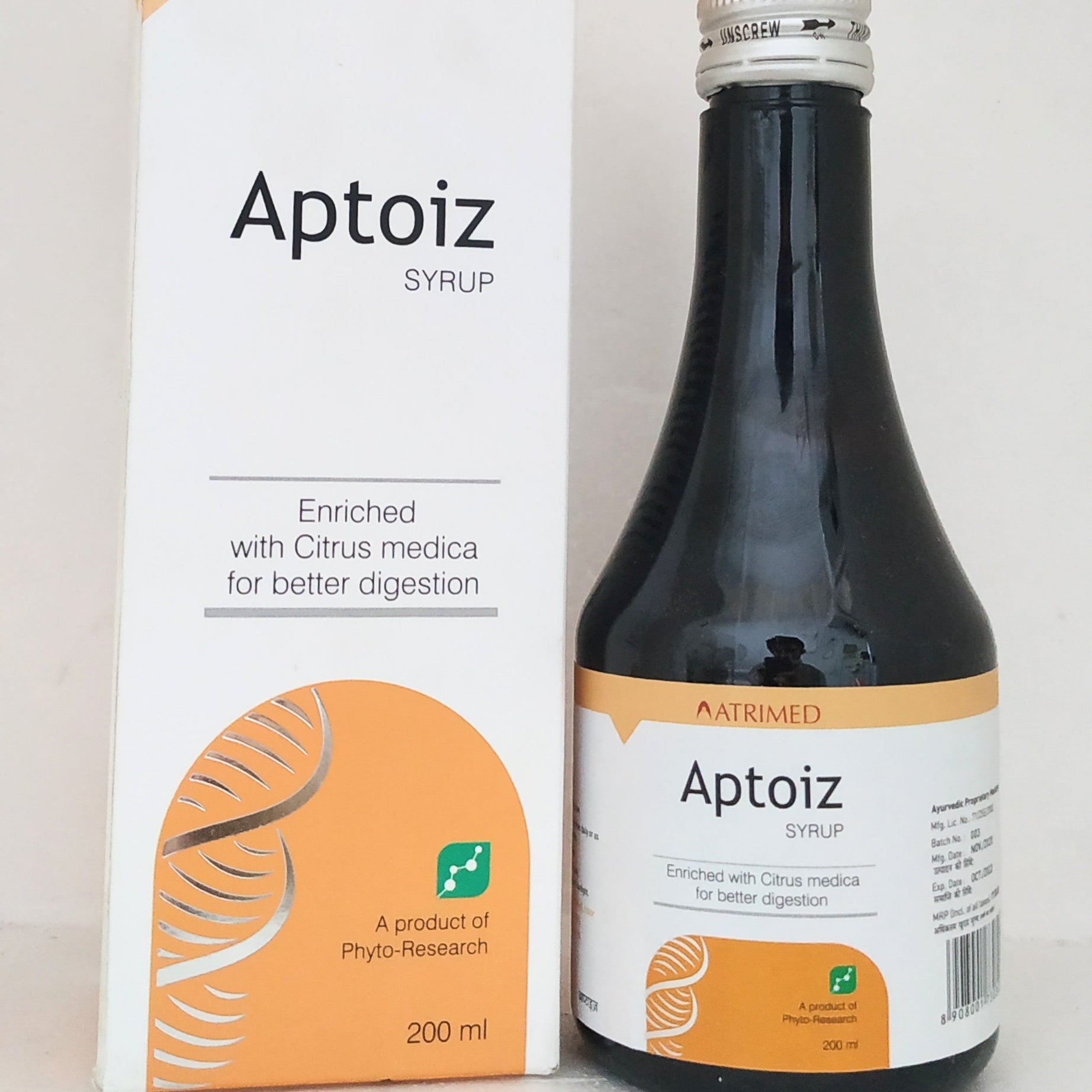 Aptoiz Syrup 200ml -  Atrimed - Medizzo.com