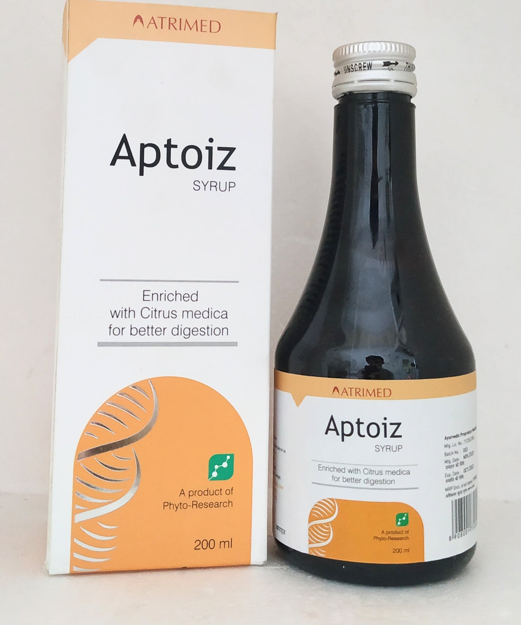 Aptoiz Syrup 200ml -  Atrimed - Medizzo.com