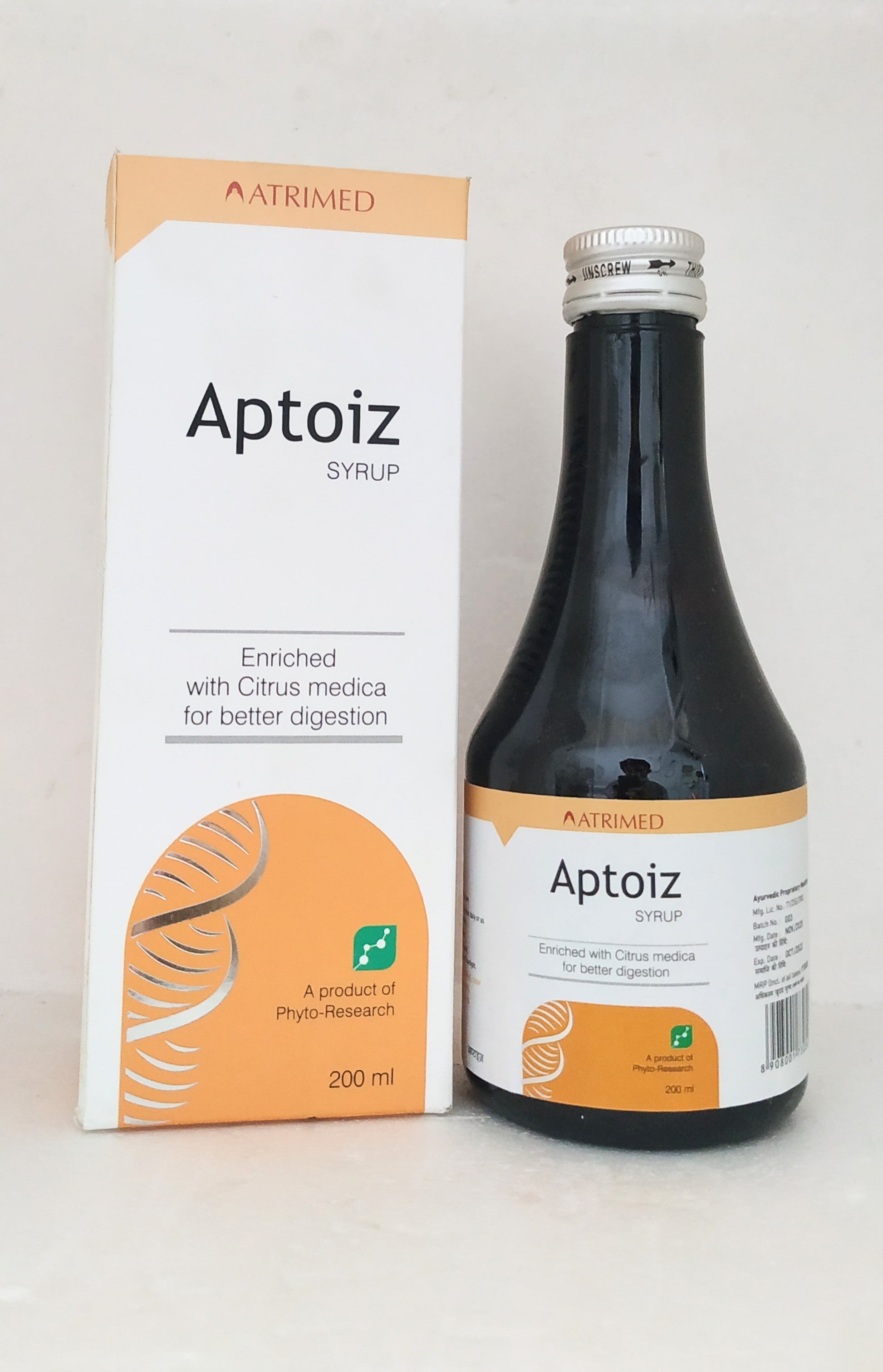Aptoiz Syrup 200ml -  Atrimed - Medizzo.com