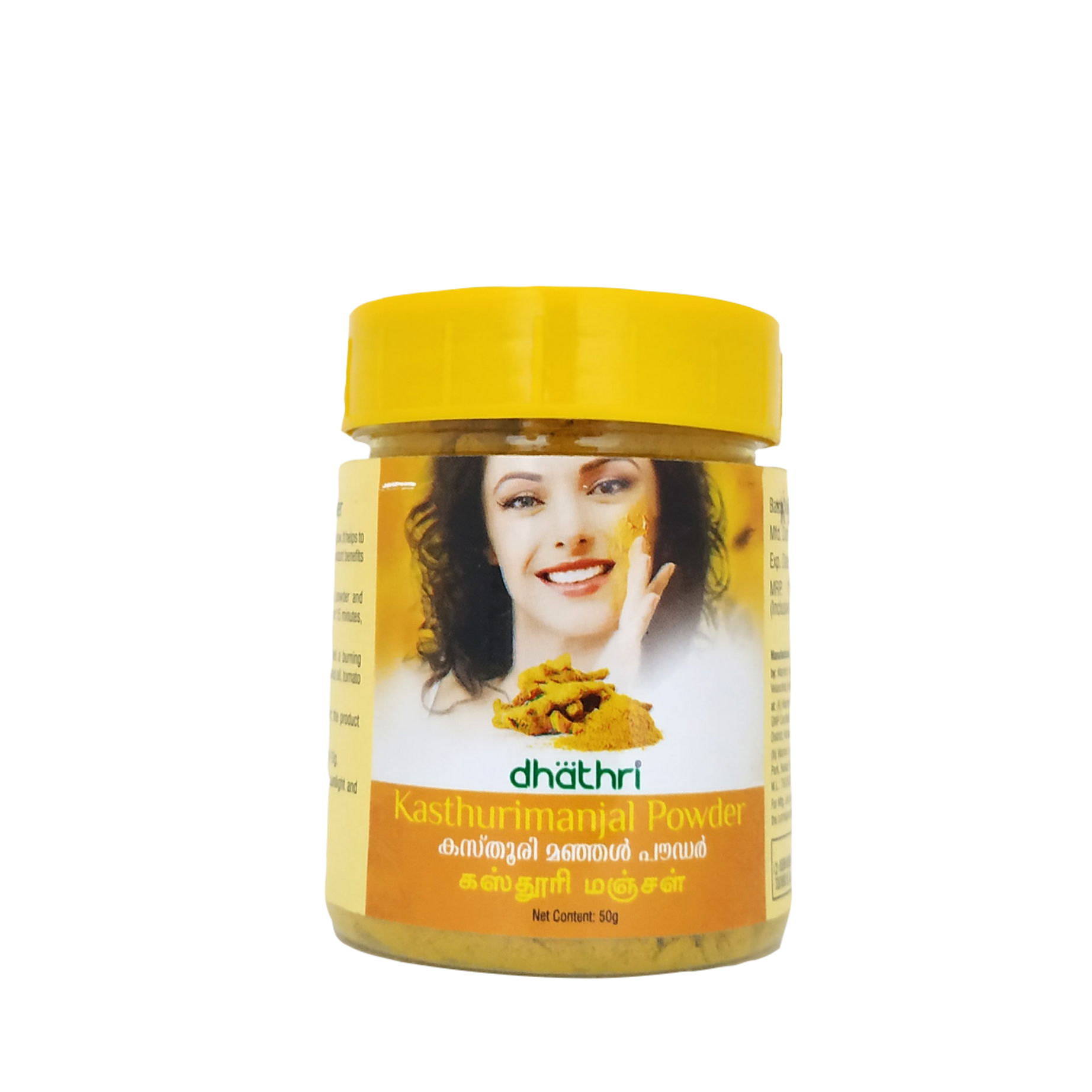 Dhathri kasthuri manjal powder 50gm (Turmeric powder) -  Dhathri - Medizzo.com