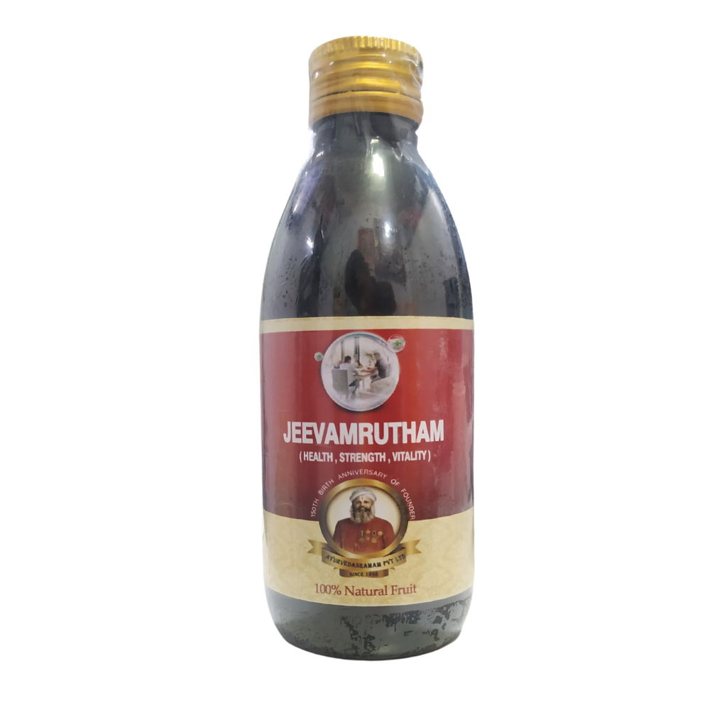 Jeevamrutham Syrup 150ml -  Ayurvedasramam - Medizzo.com